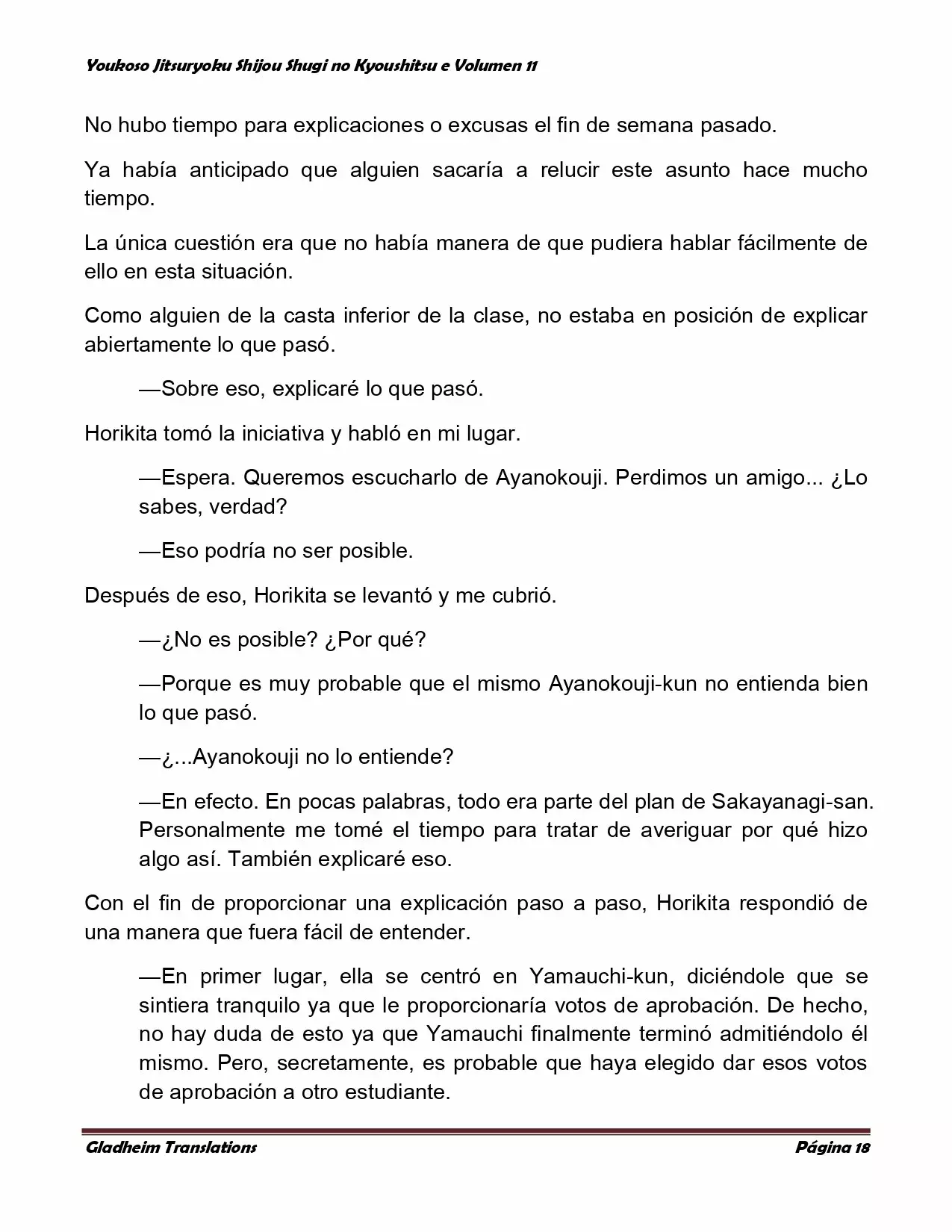 Página 18 del Manga