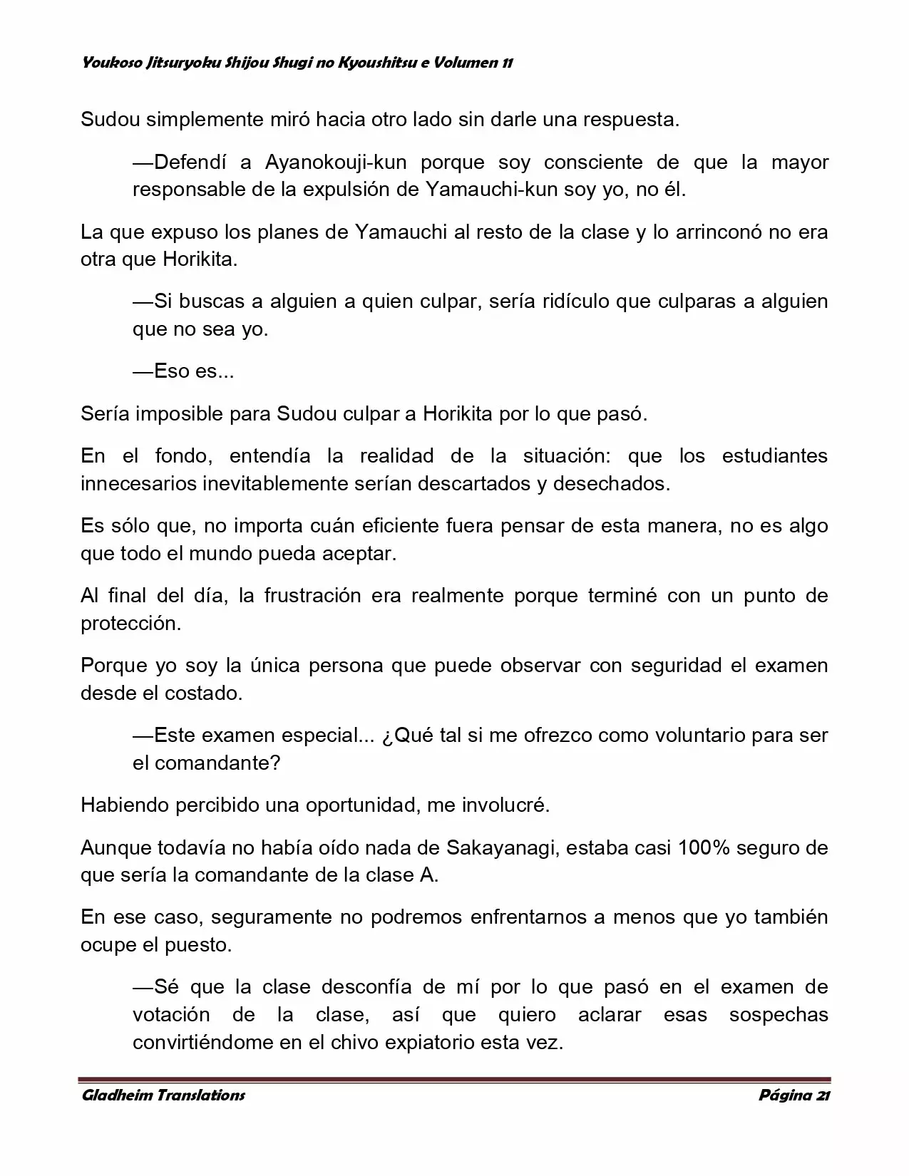 Página 21 del Manga