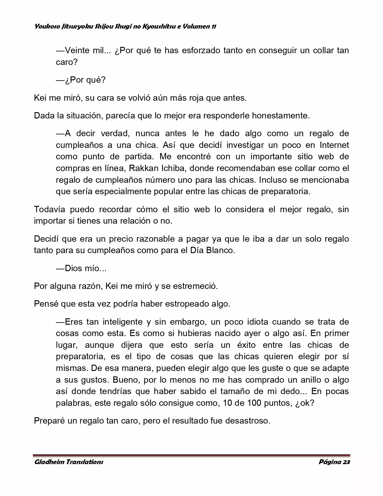 Página 22 del Manga