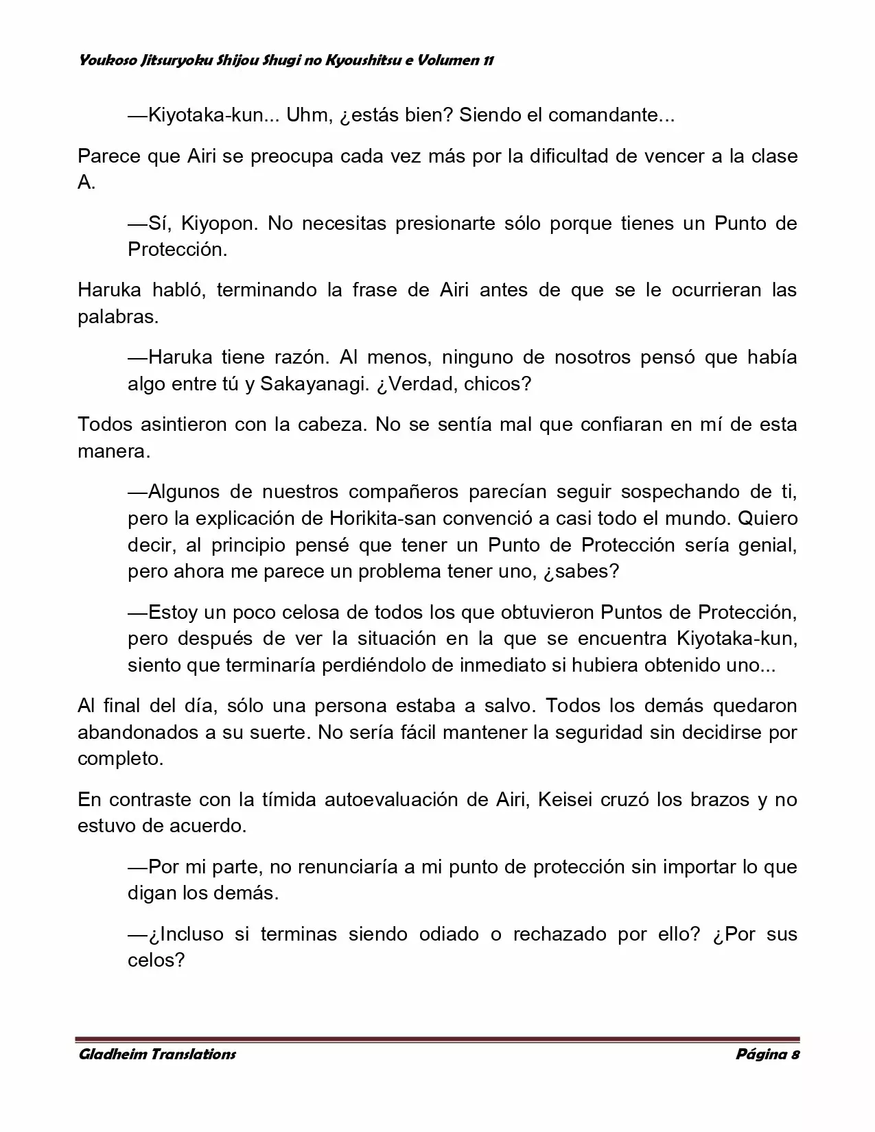 Página 8 del Manga