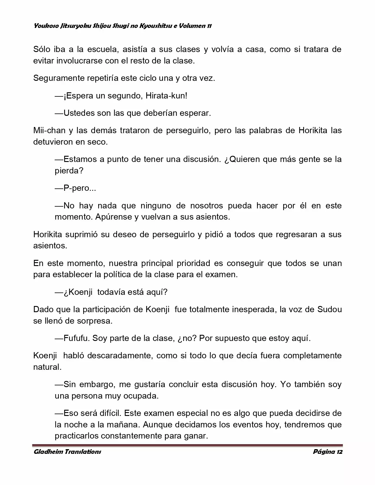 Página 12 del Manga