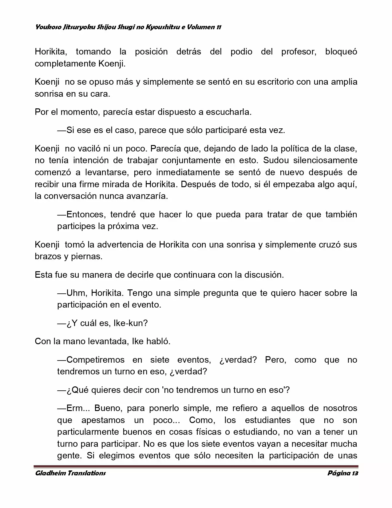 Página 13 del Manga