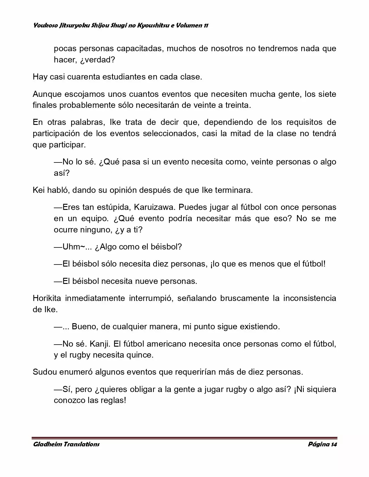 Página 14 del Manga