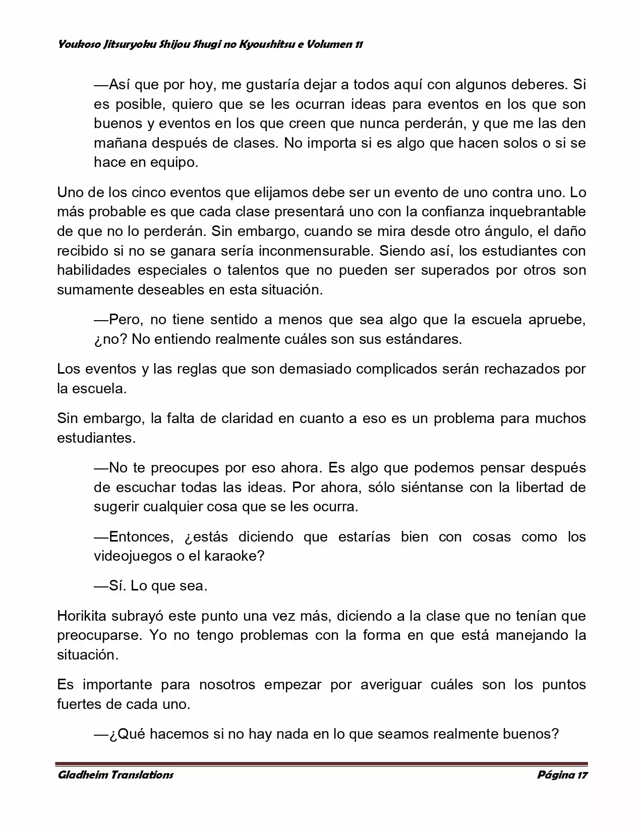 Página 17 del Manga