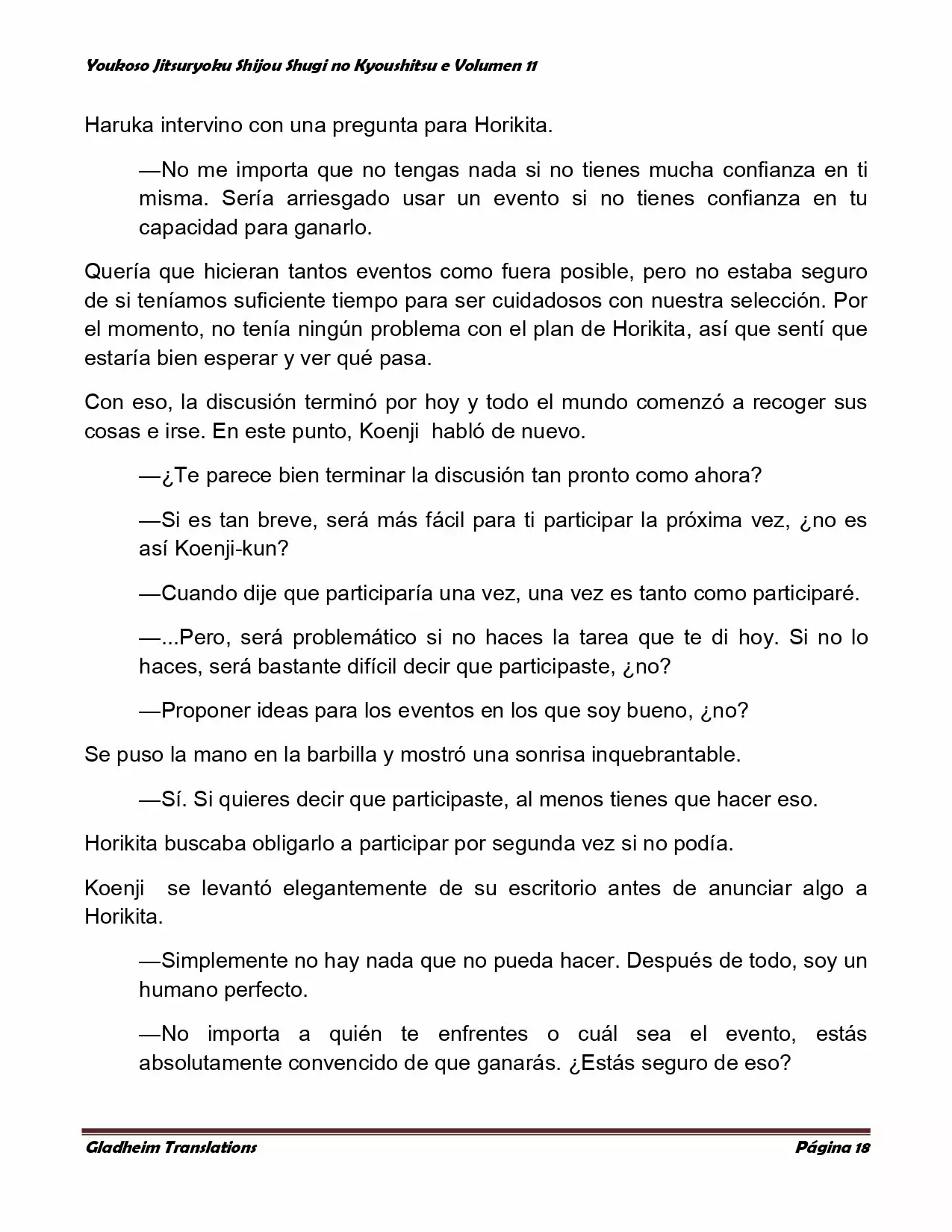 Página 18 del Manga