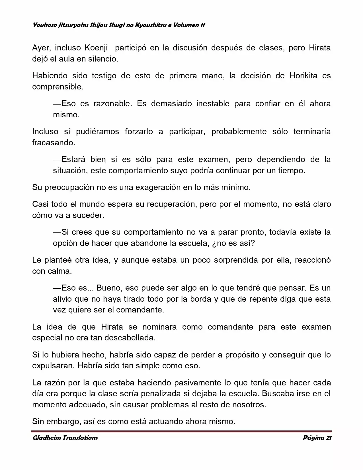 Página 21 del Manga