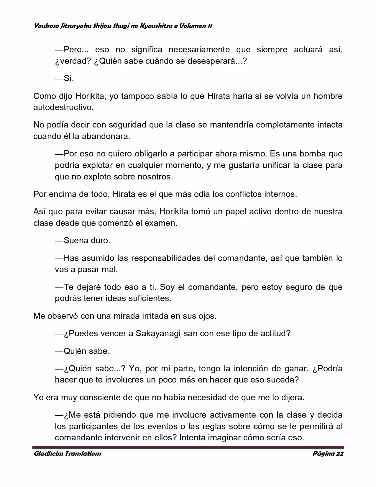 Página 22 del Manga