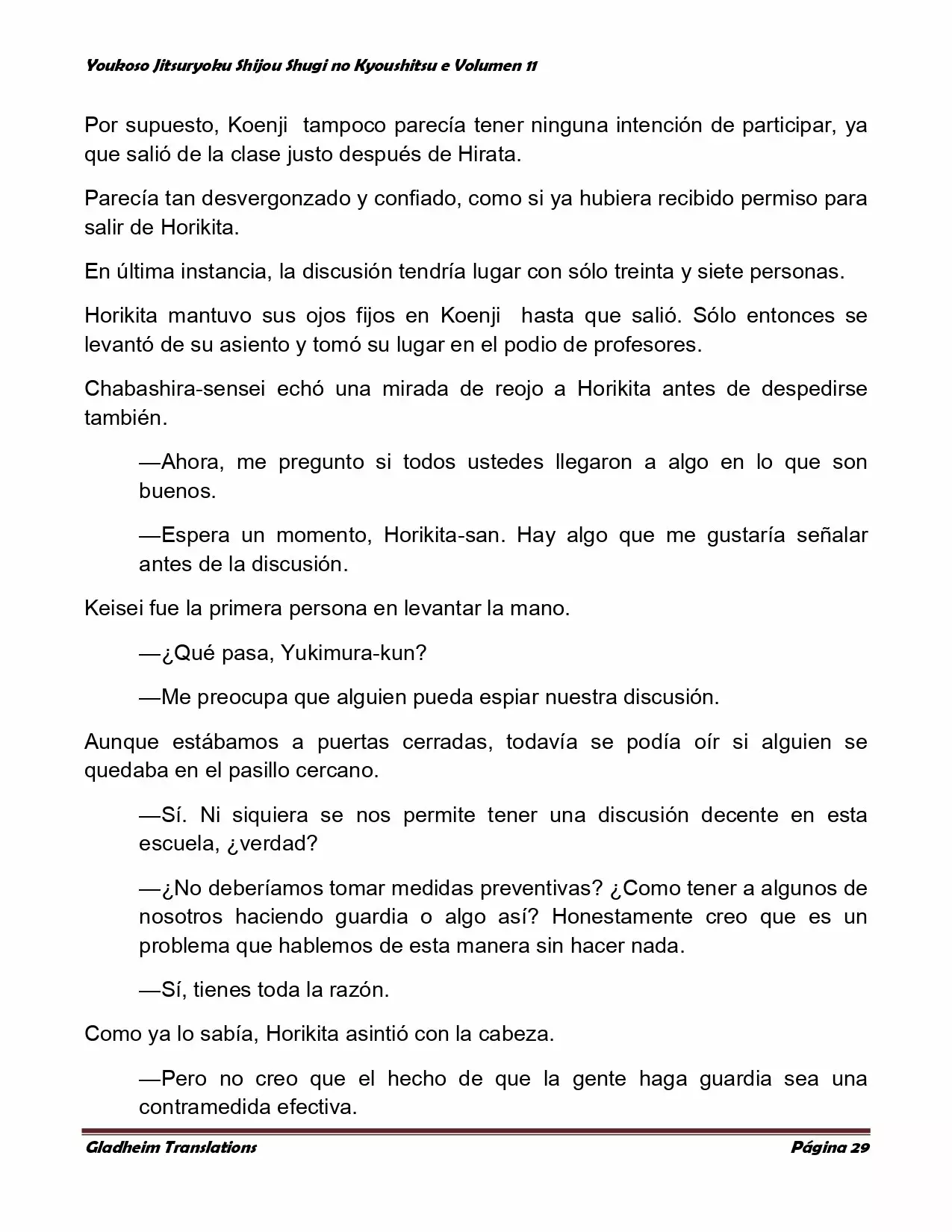 Página 29 del Manga