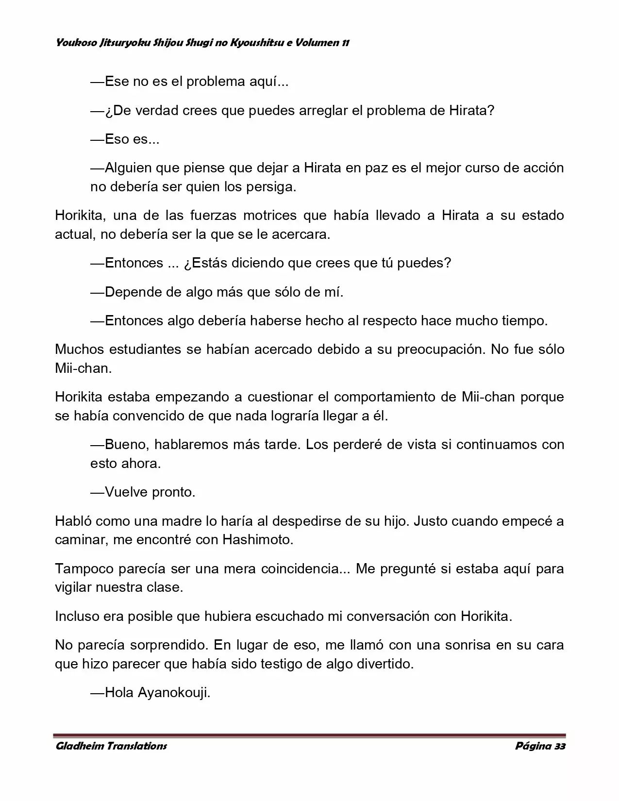 Página 33 del Manga