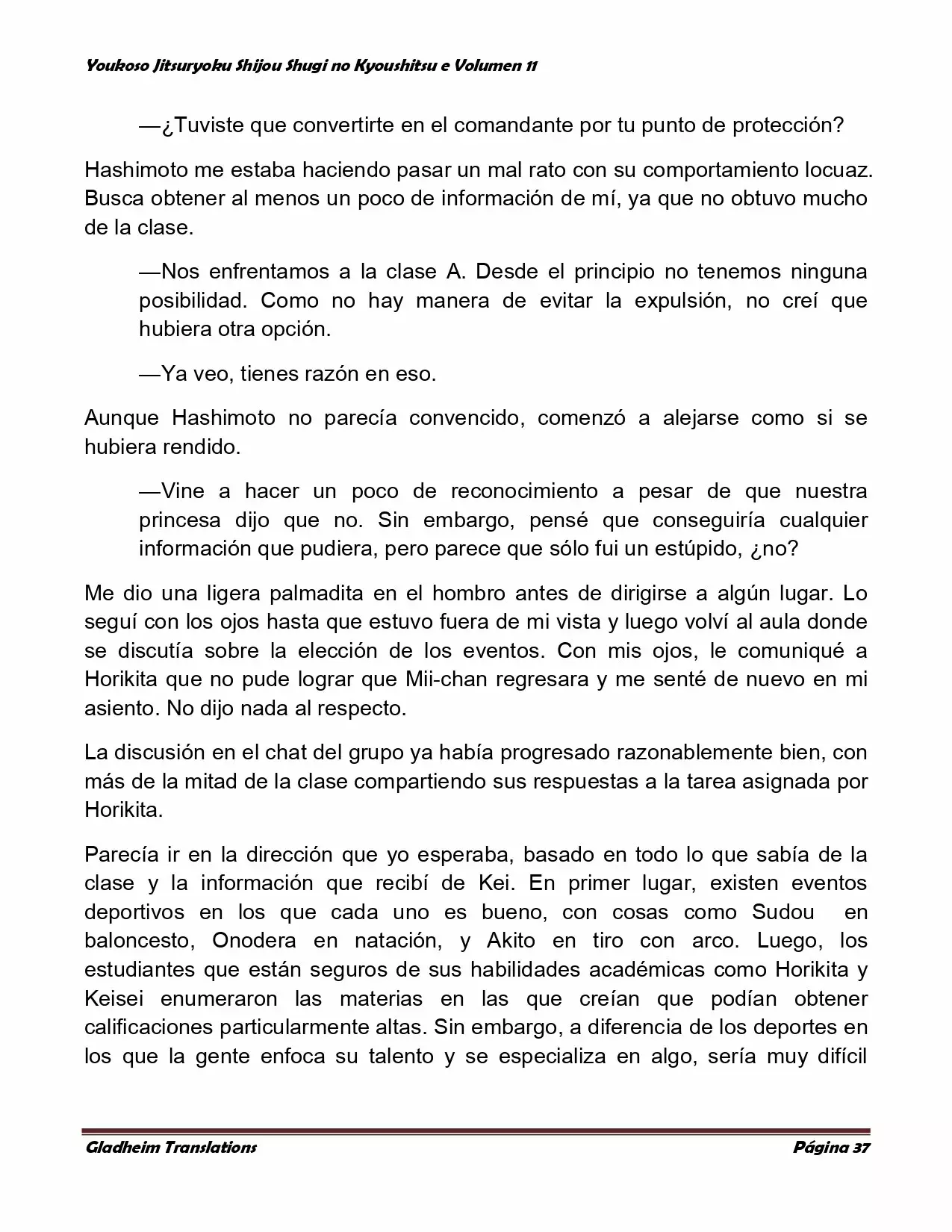 Página 37 del Manga