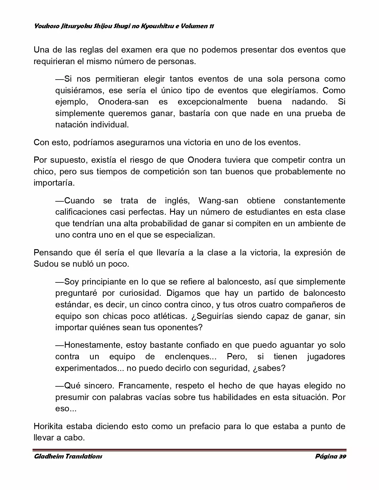 Página 39 del Manga