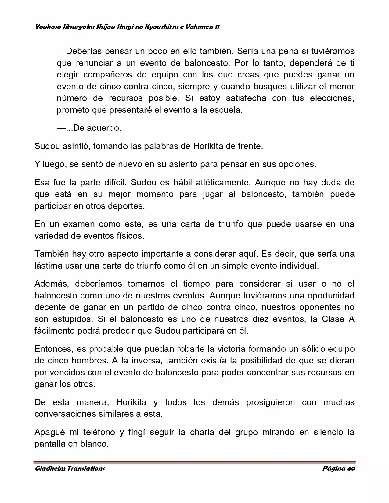 Página 40 del Manga