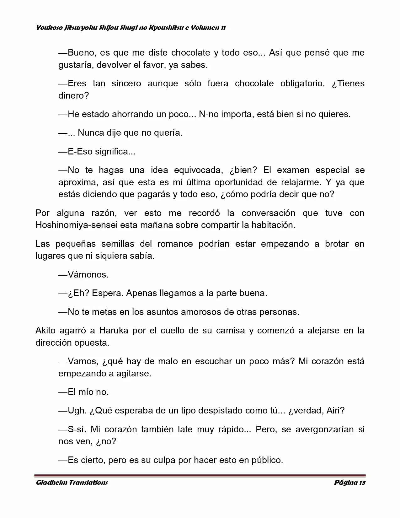 Página 13 del Manga