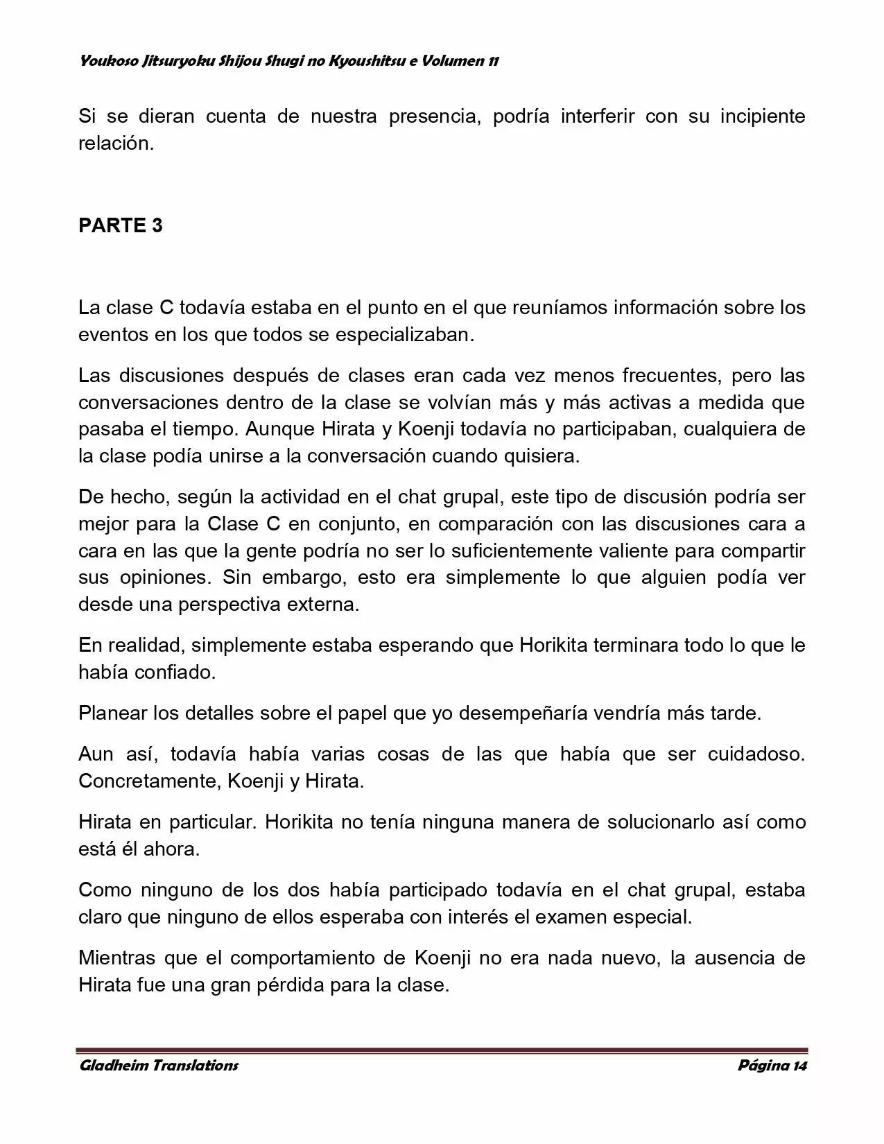 Página 14 del Manga