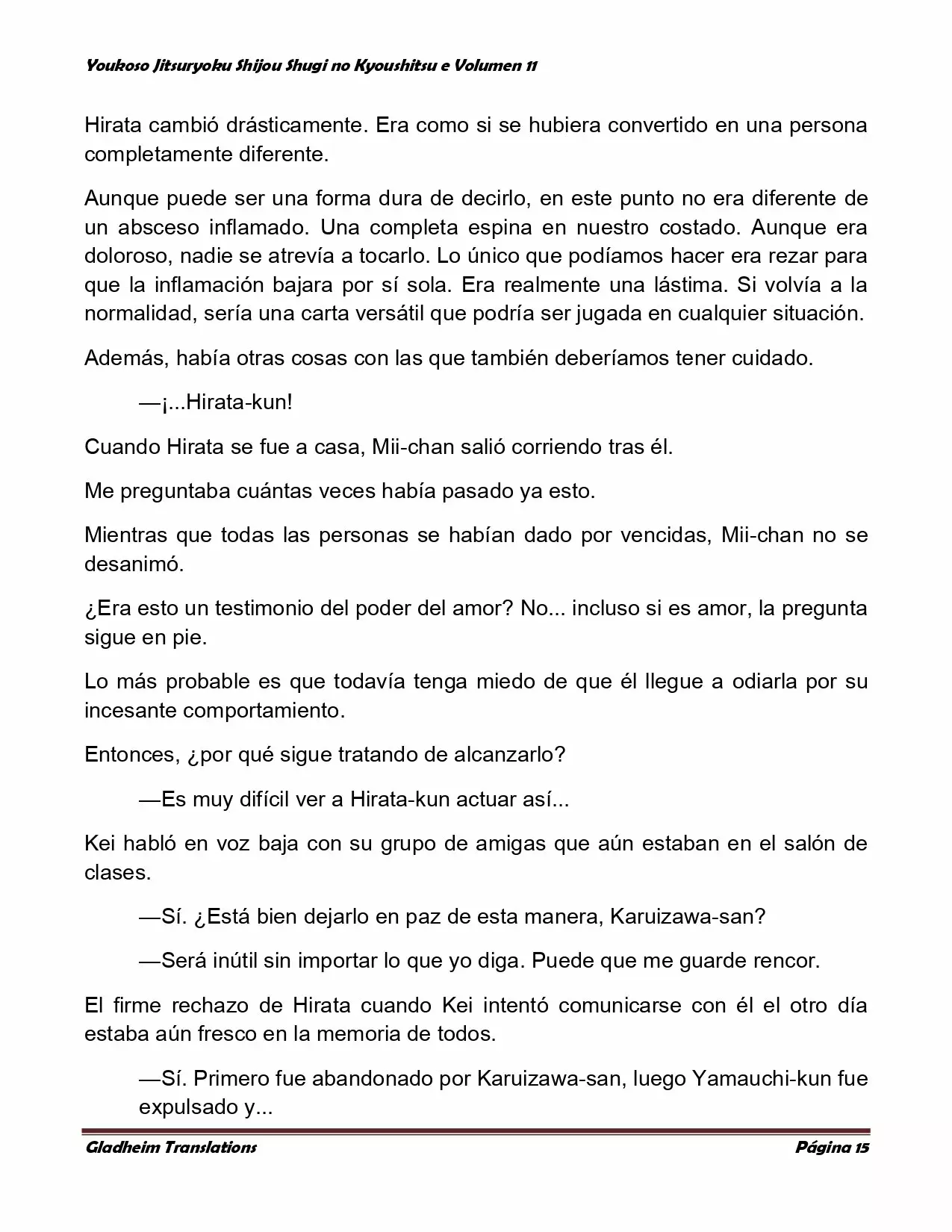 Página 15 del Manga