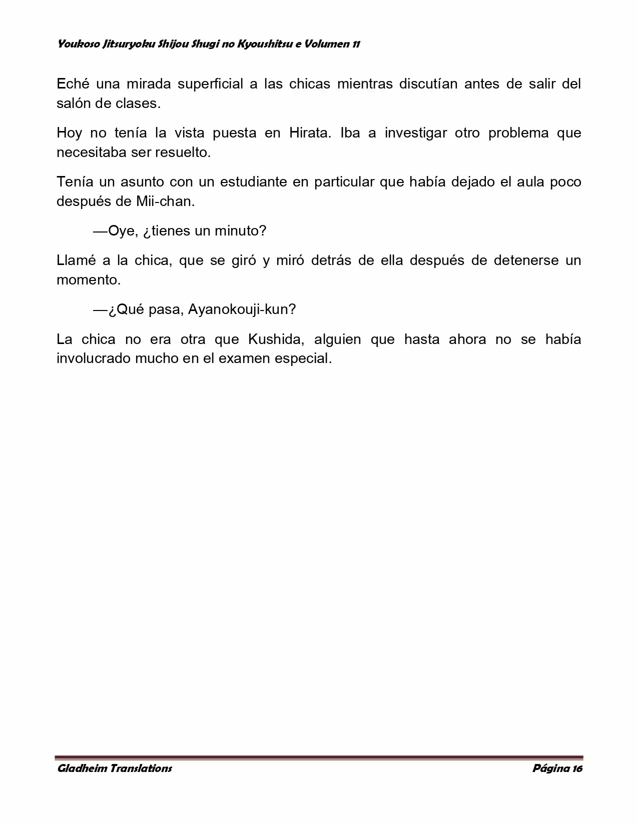 Página 16 del Manga