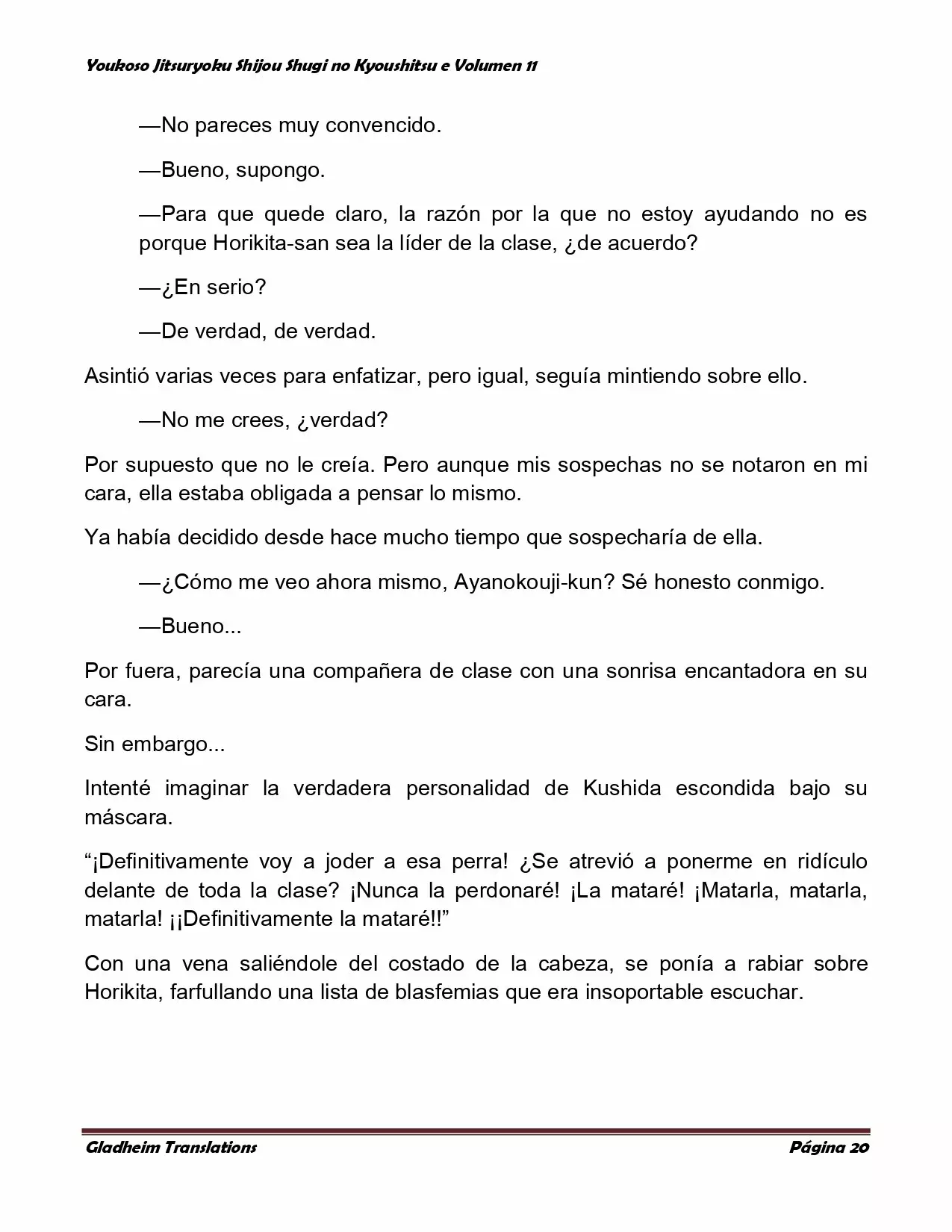 Página 20 del Manga