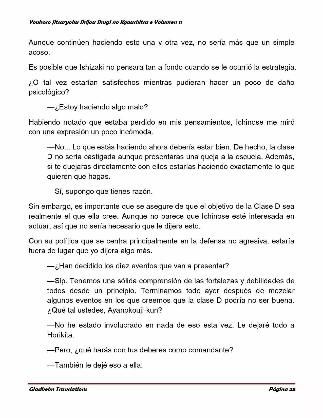 Página 28 del Manga