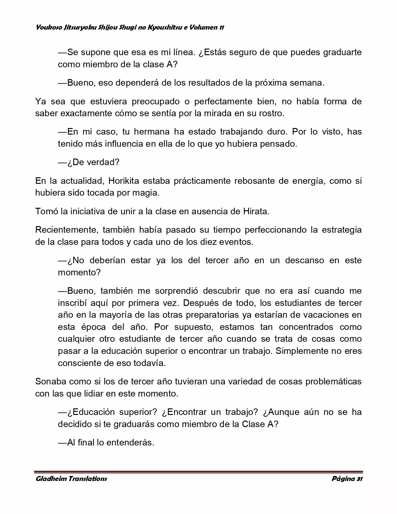 Página 31 del Manga