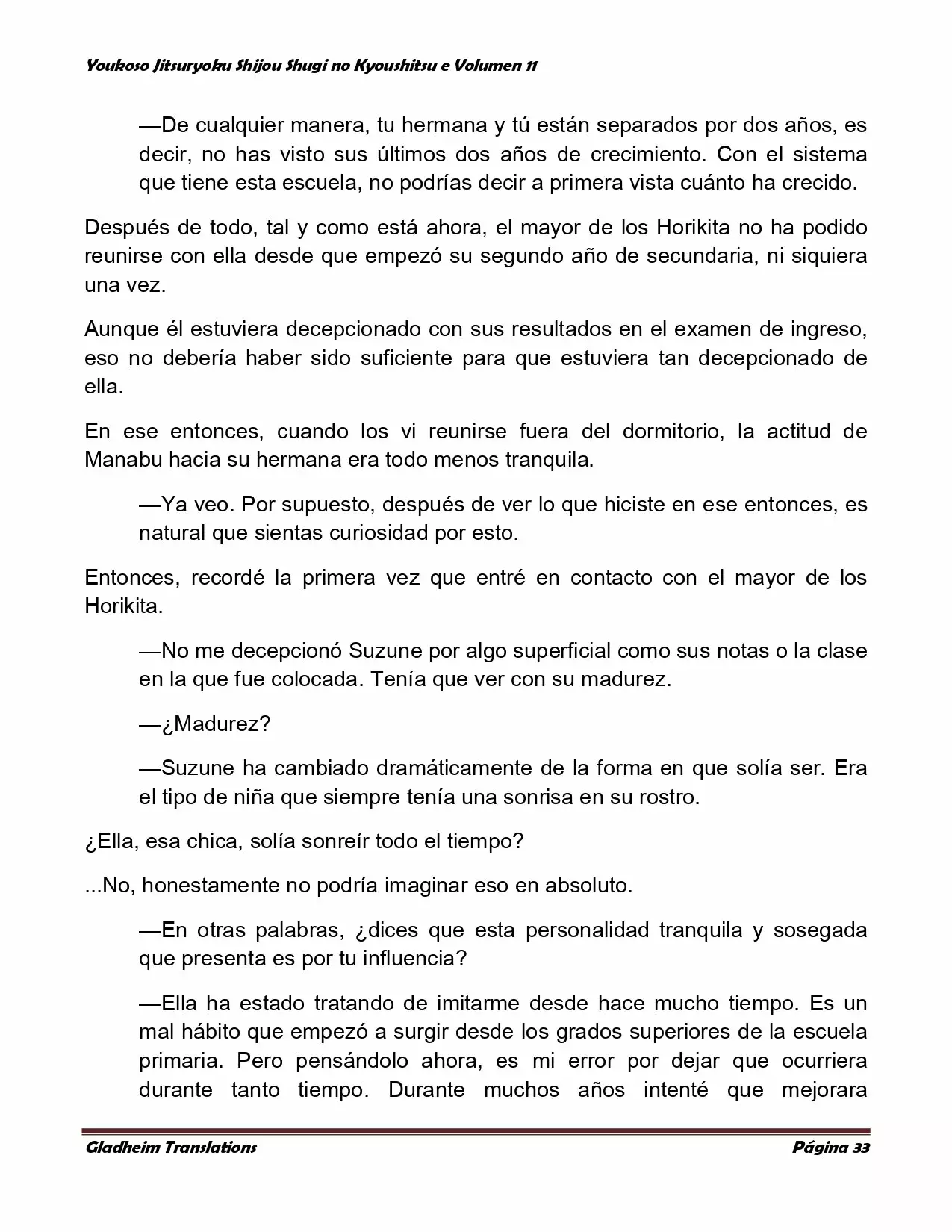 Página 33 del Manga