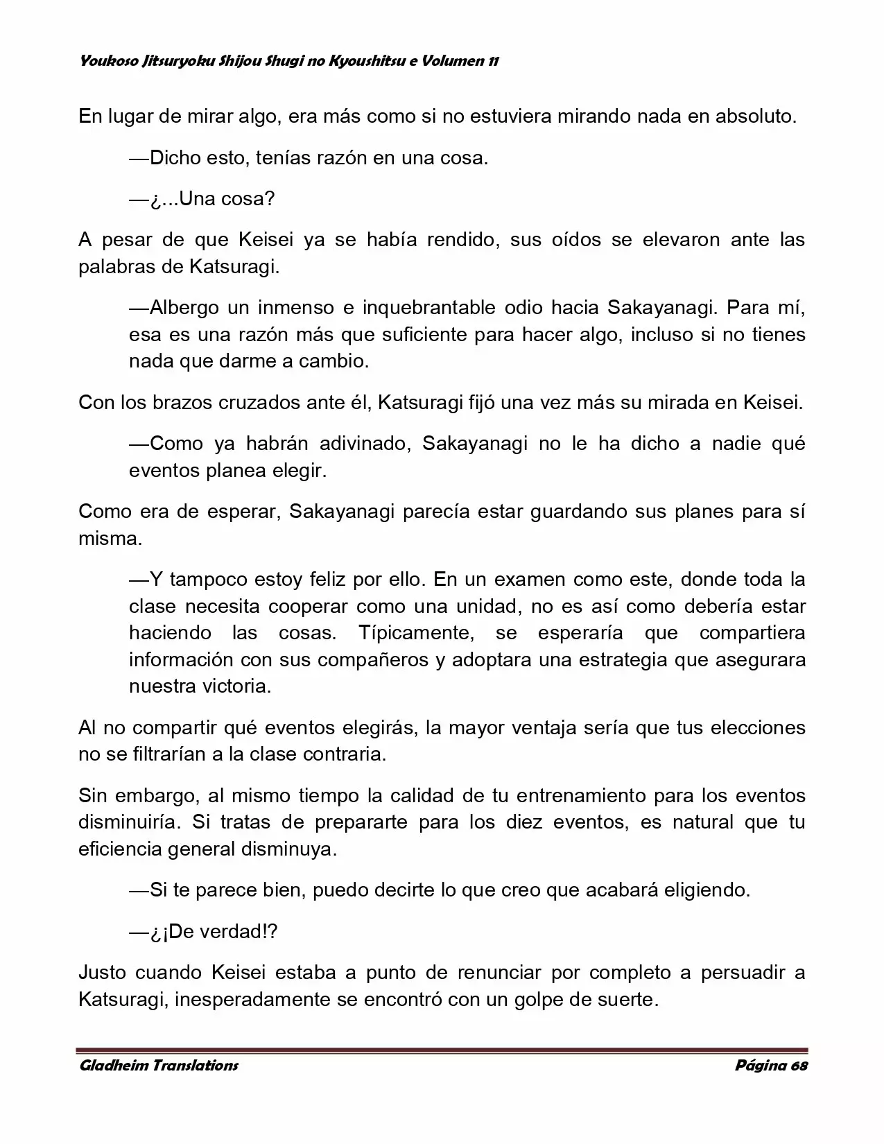 Página 68 del Manga