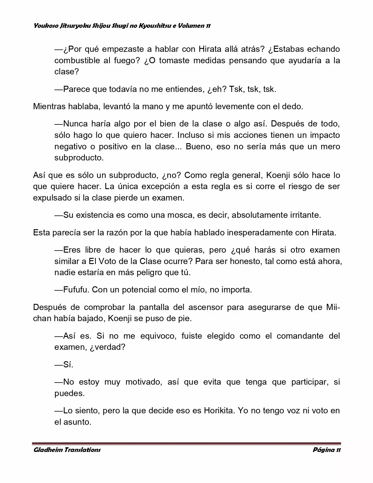 Página 11 del Manga