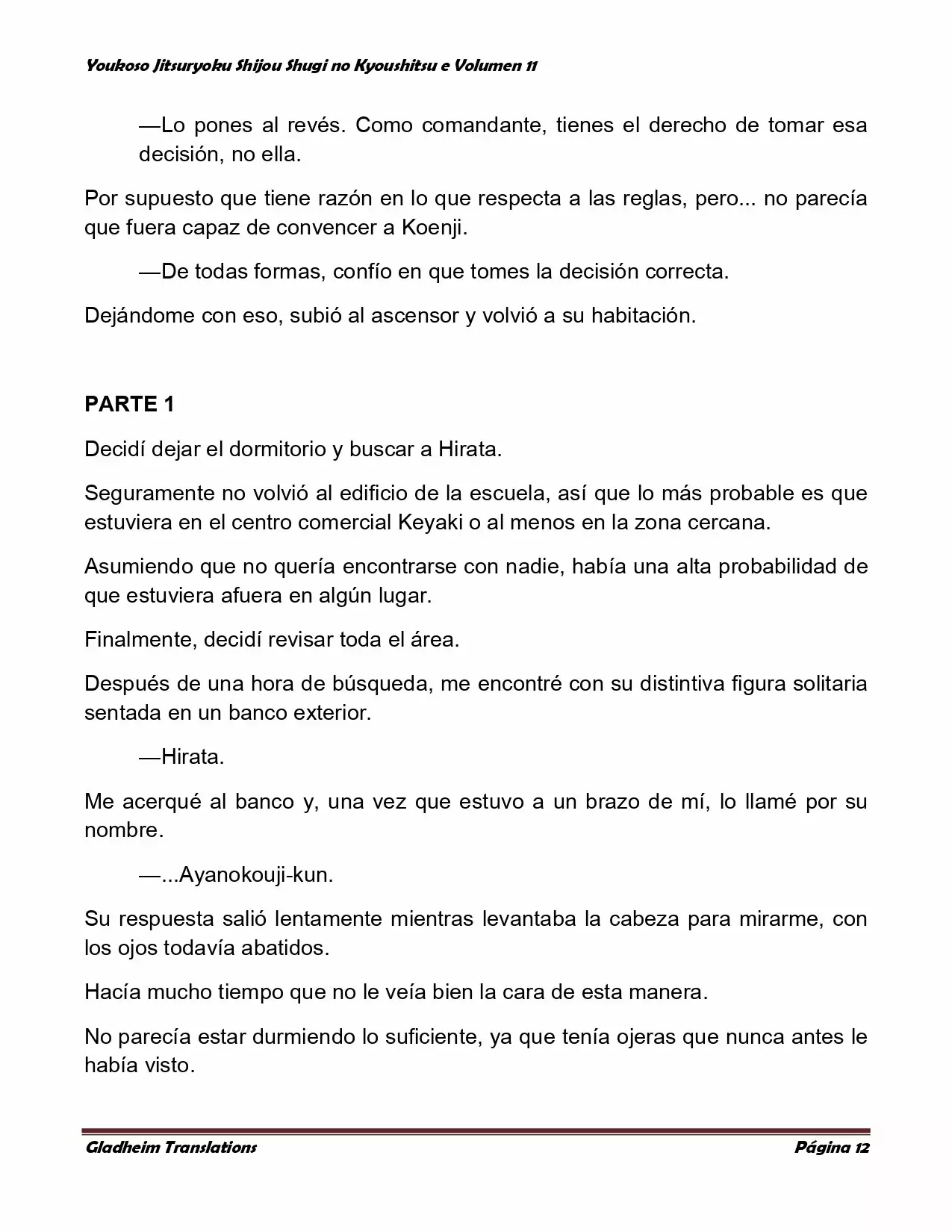 Página 12 del Manga