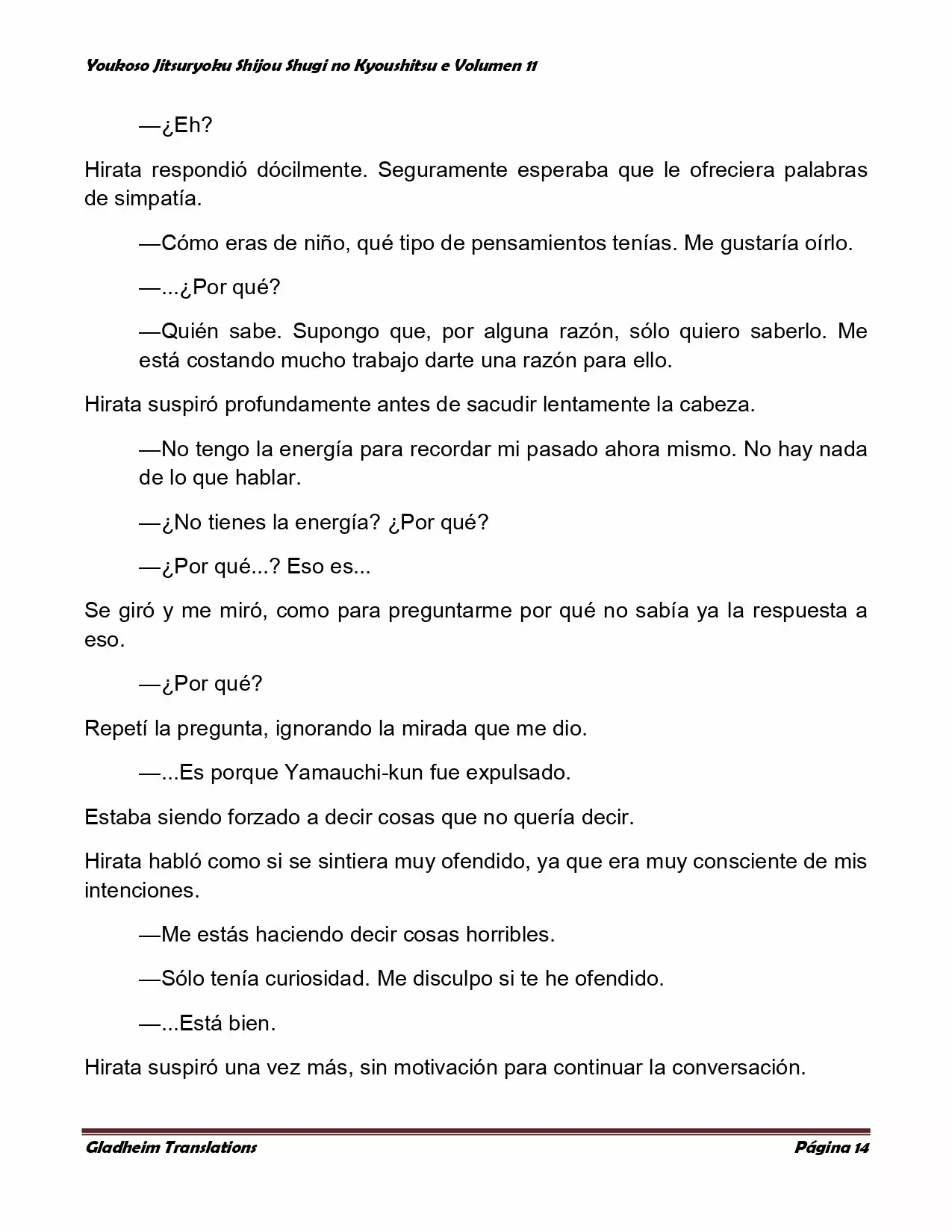 Página 14 del Manga