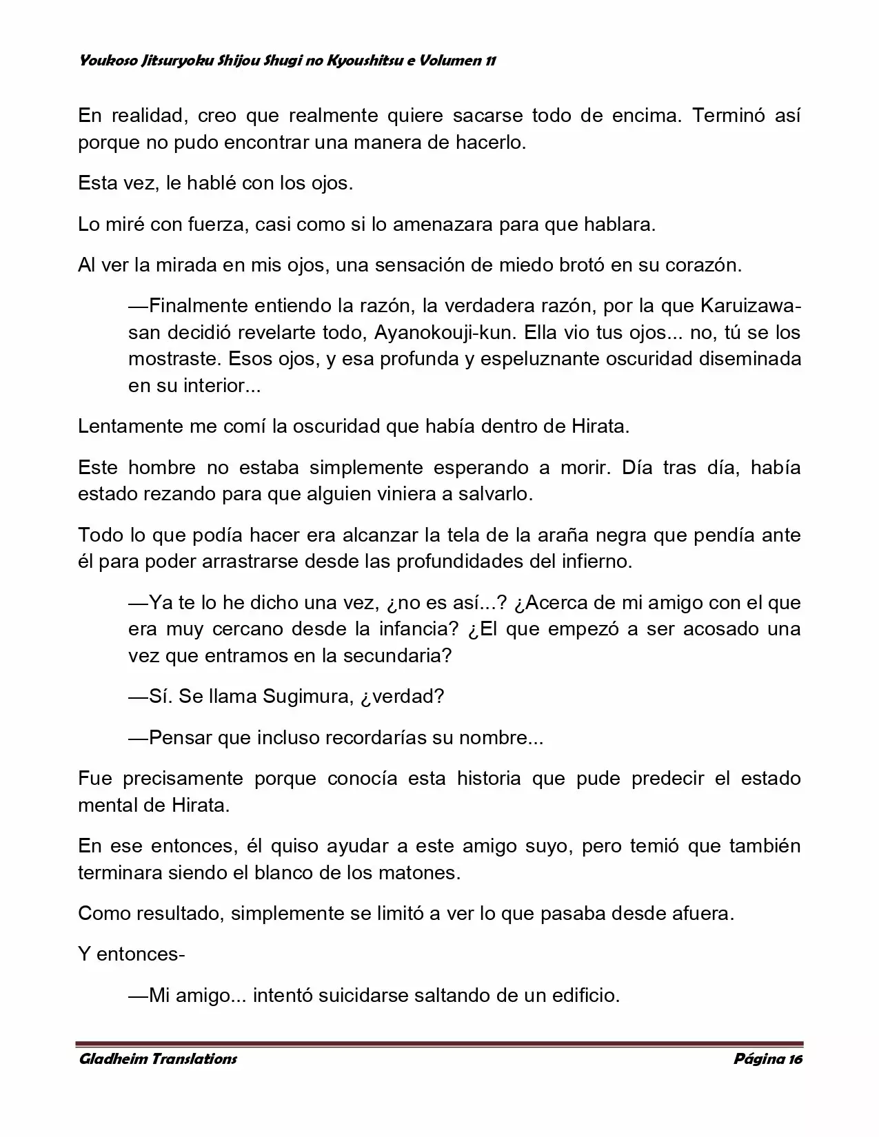 Página 16 del Manga