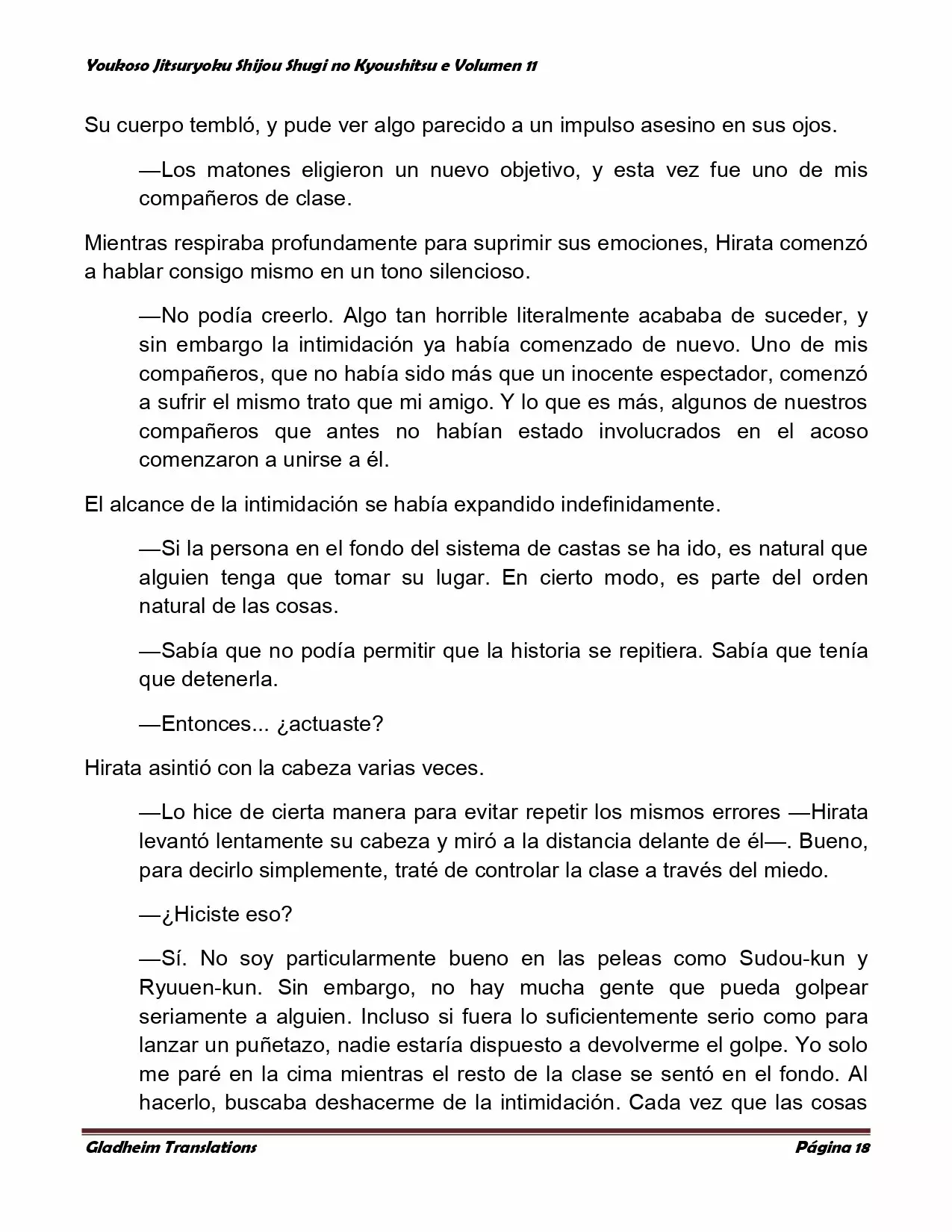 Página 18 del Manga