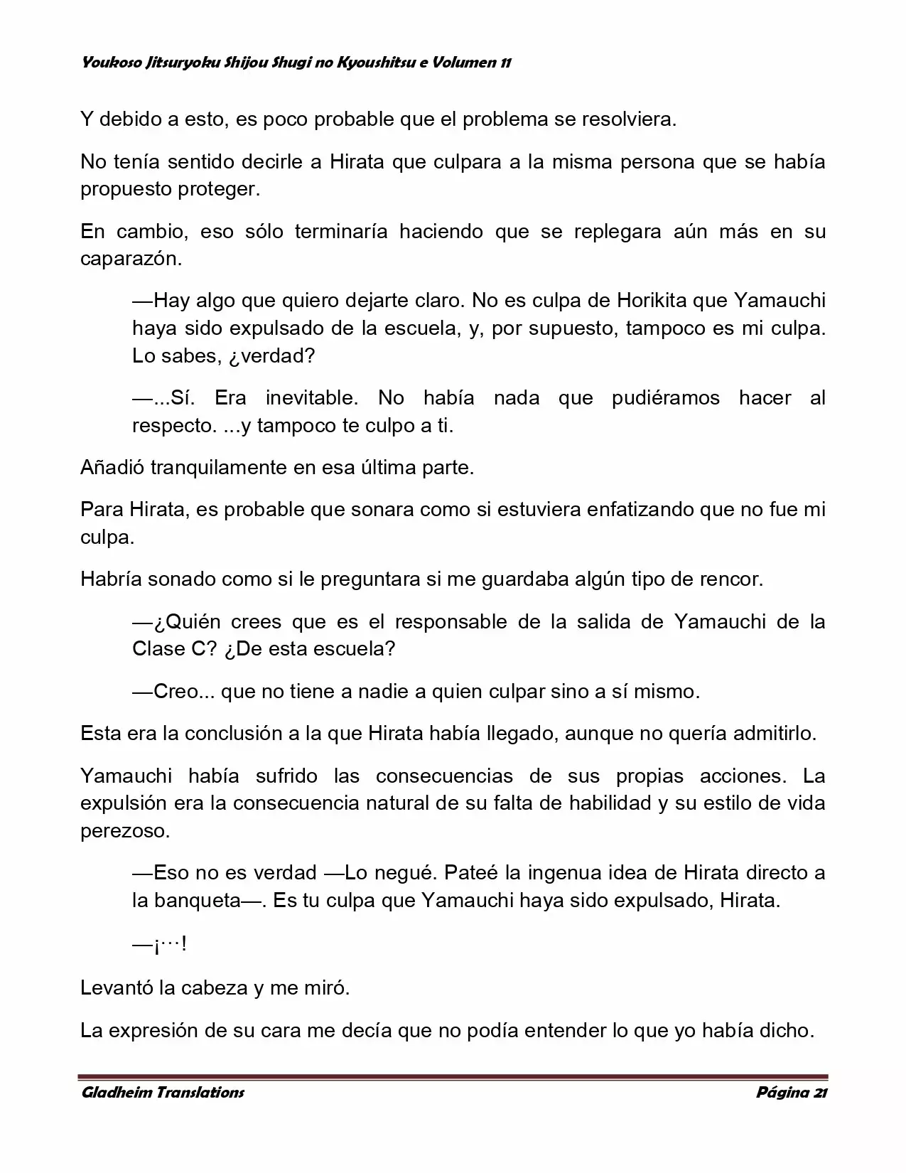 Página 21 del Manga