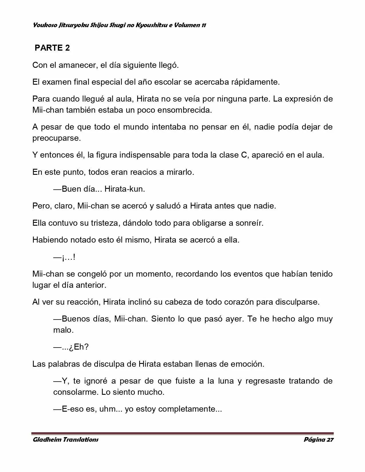 Página 27 del Manga