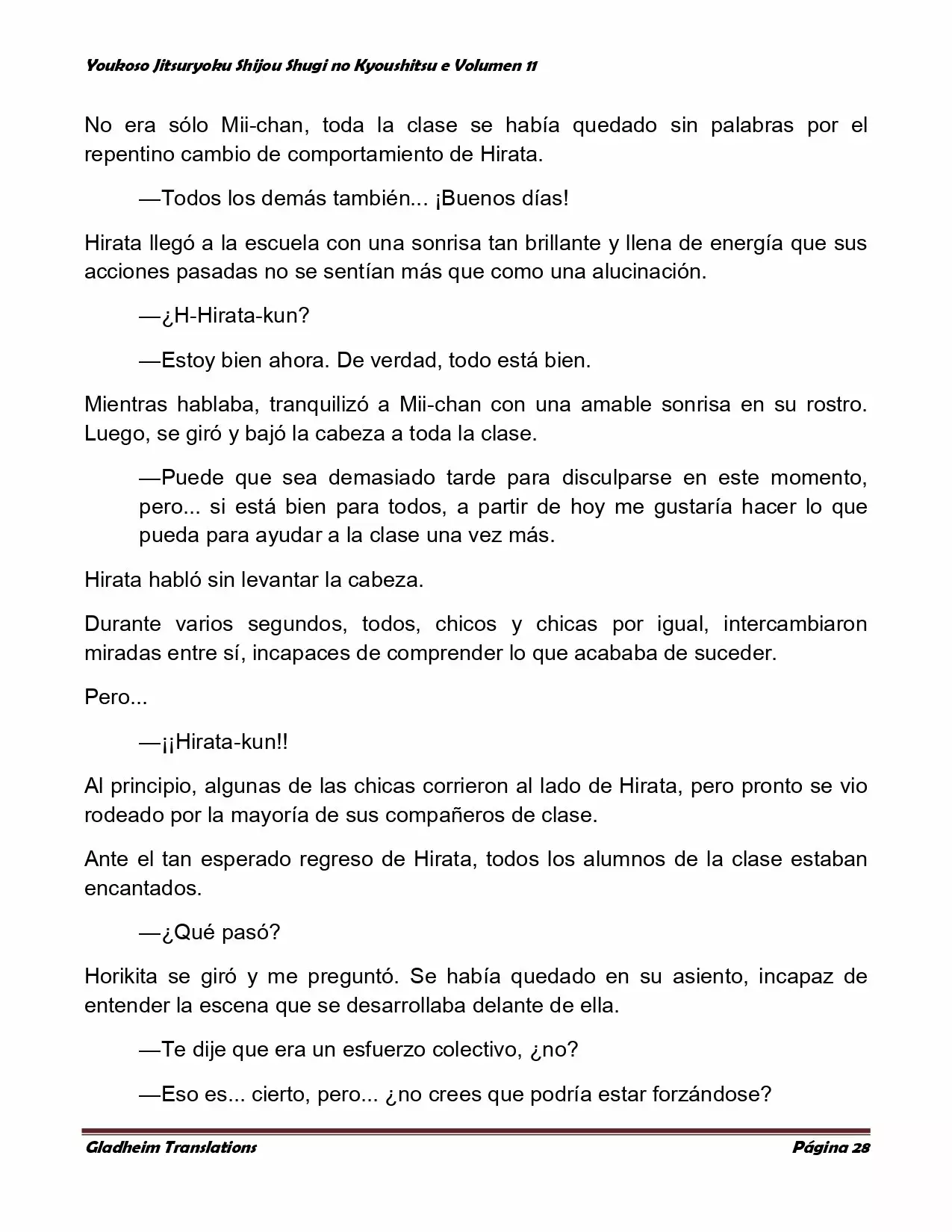 Página 28 del Manga