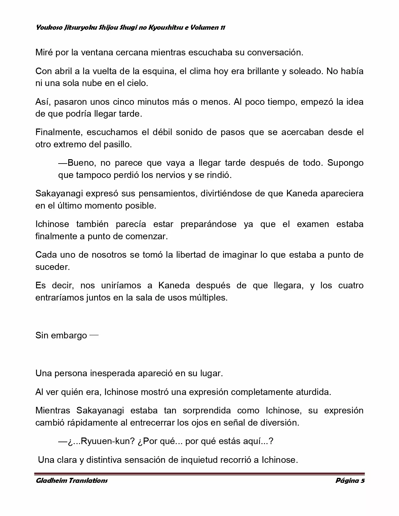 Página 5 del Manga