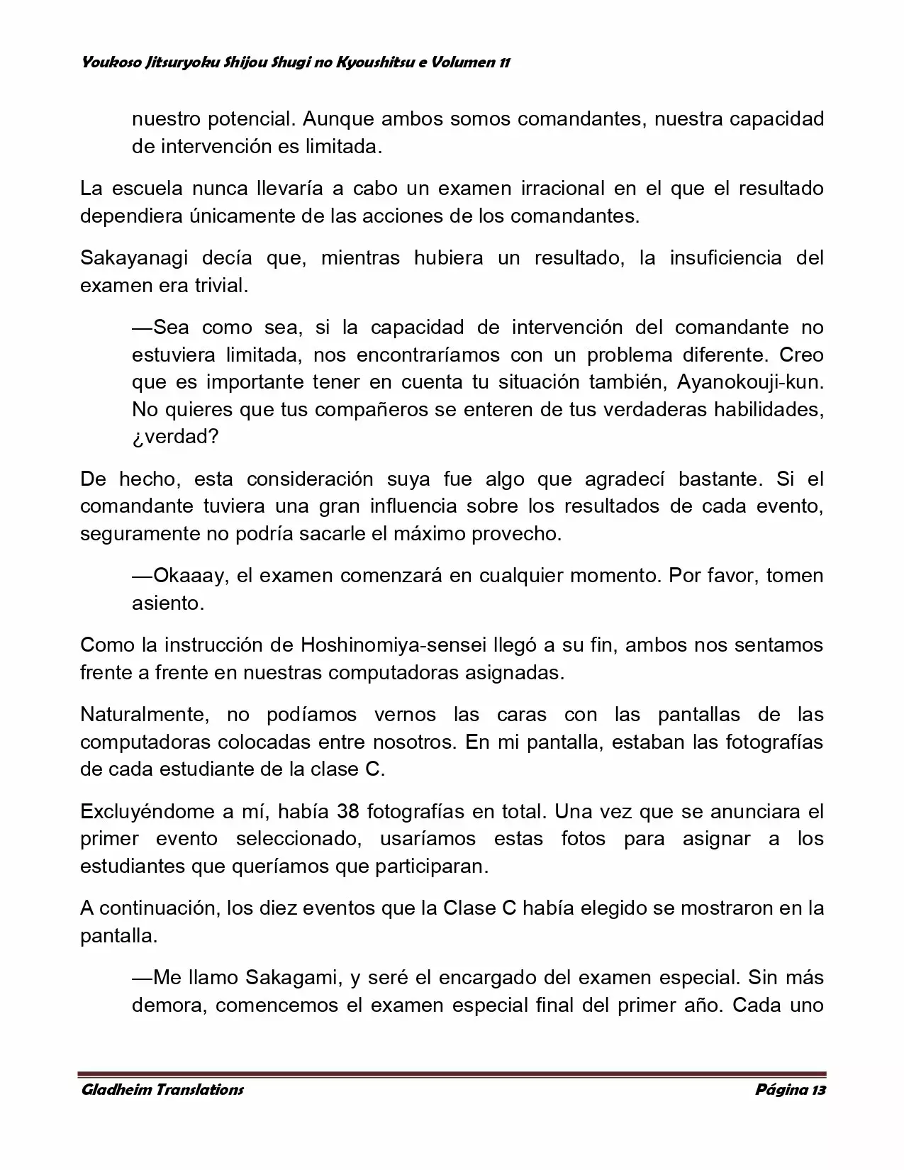 Página 13 del Manga