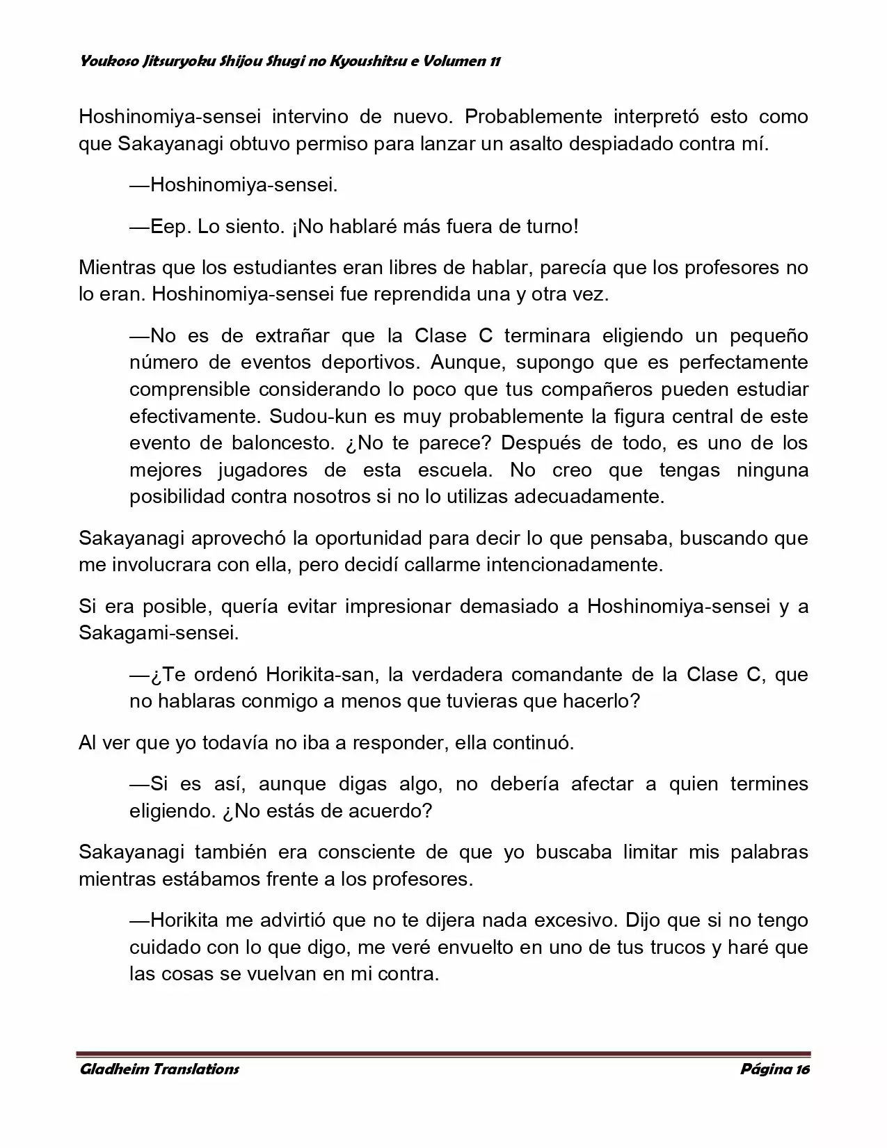 Página 16 del Manga