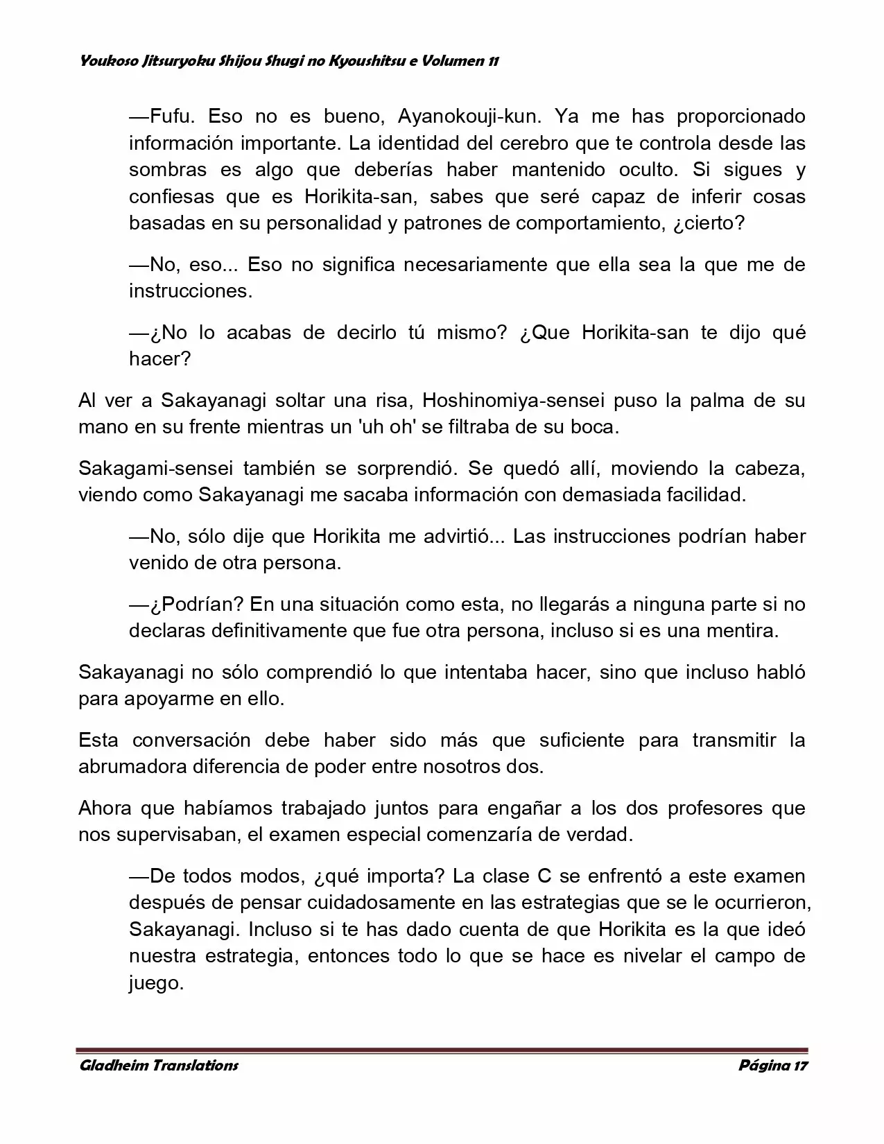 Página 17 del Manga