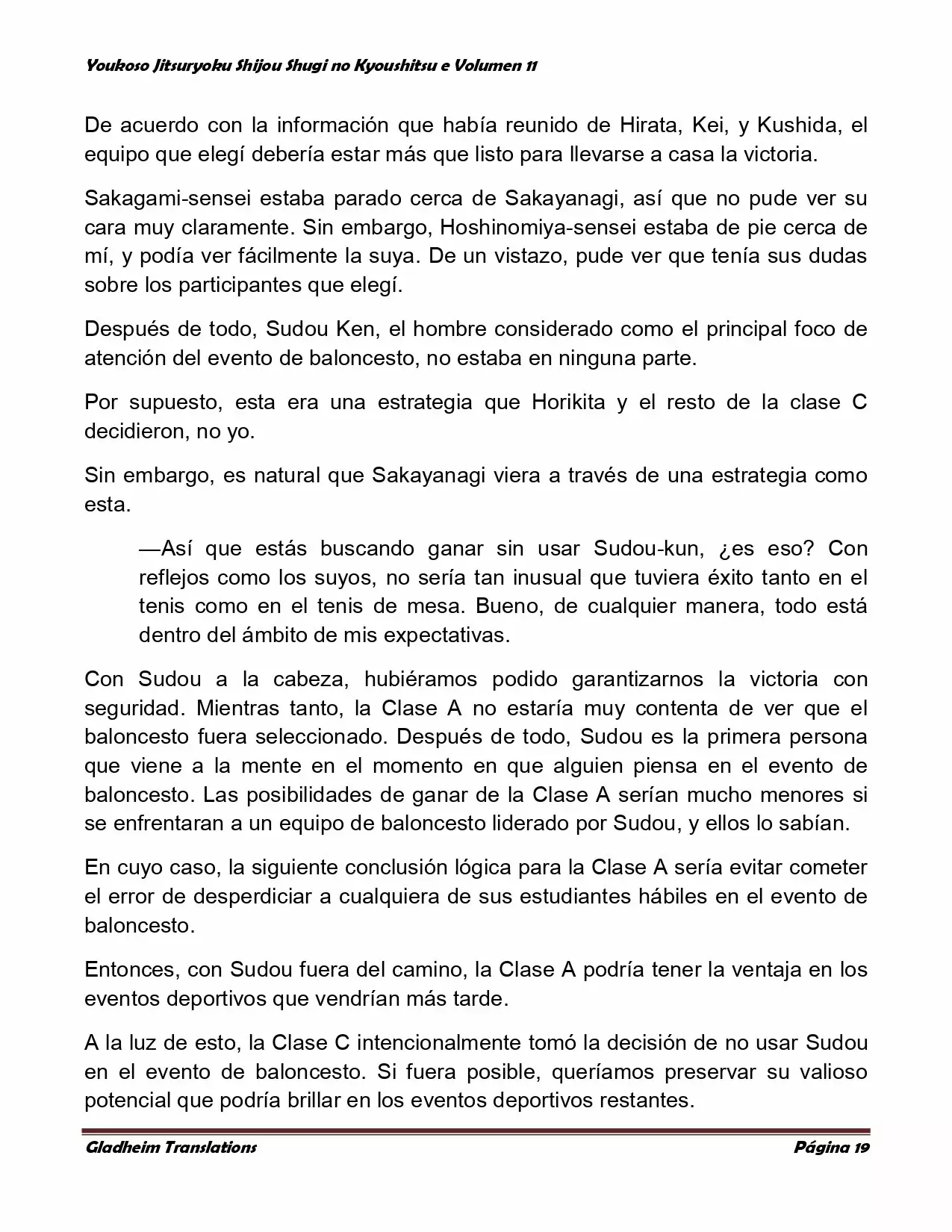 Página 19 del Manga