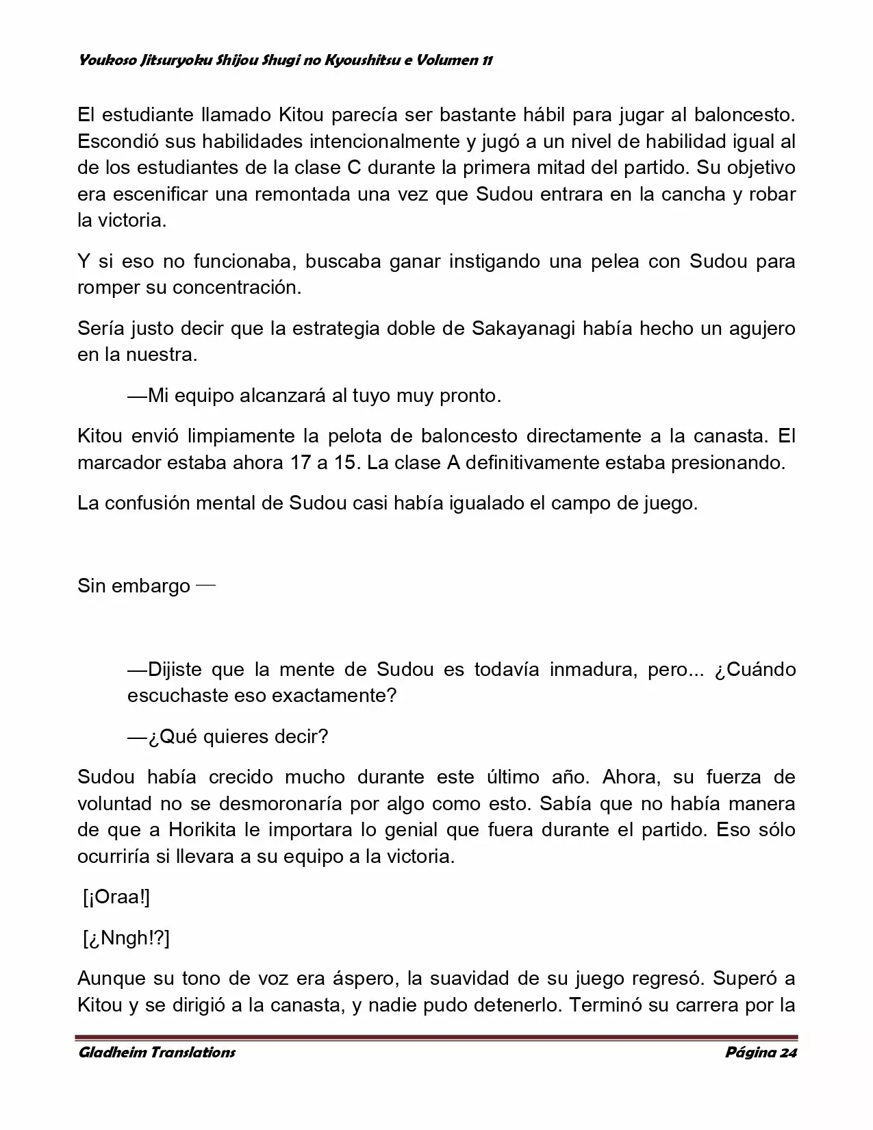 Página 24 del Manga