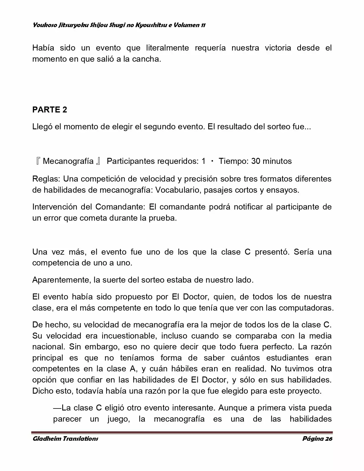 Página 26 del Manga