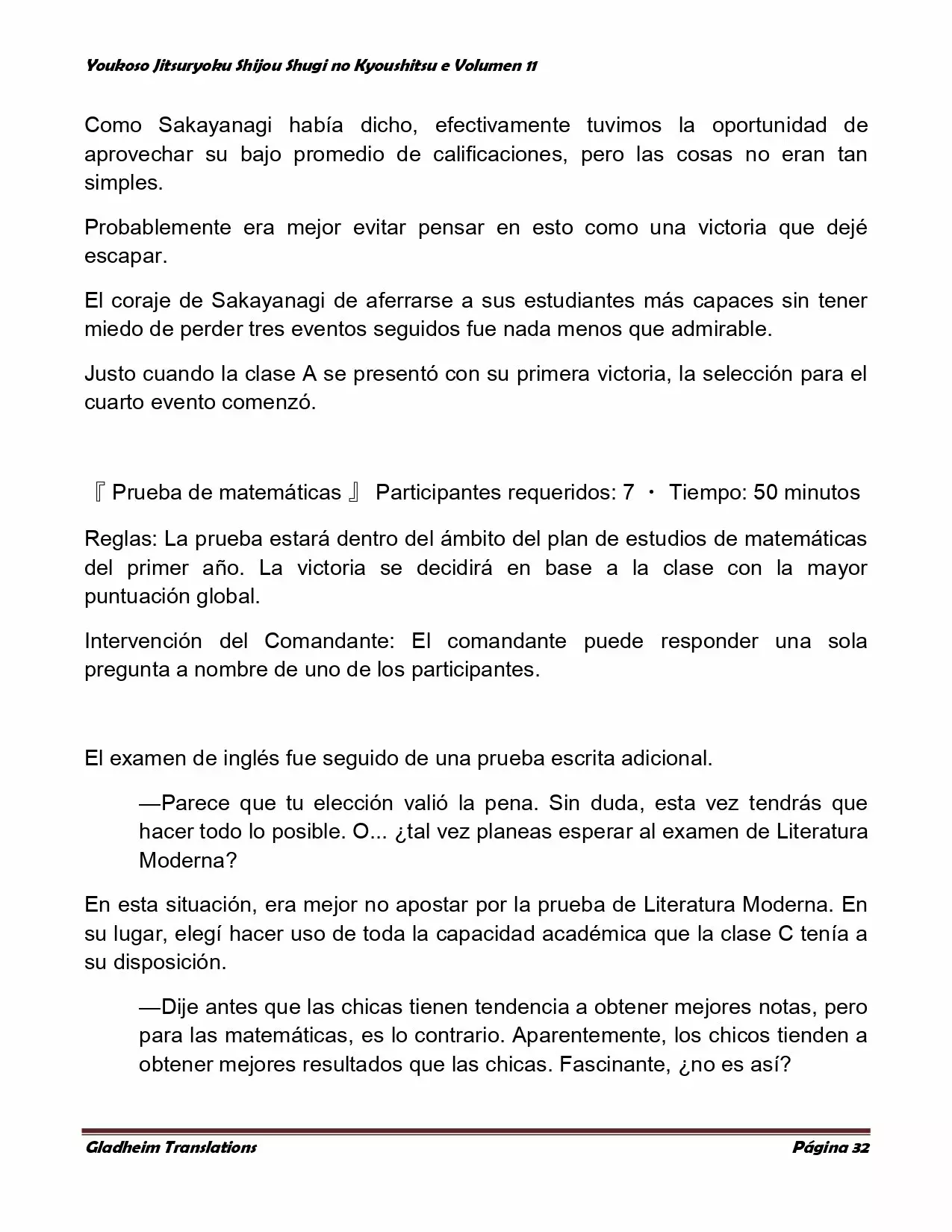 Página 32 del Manga