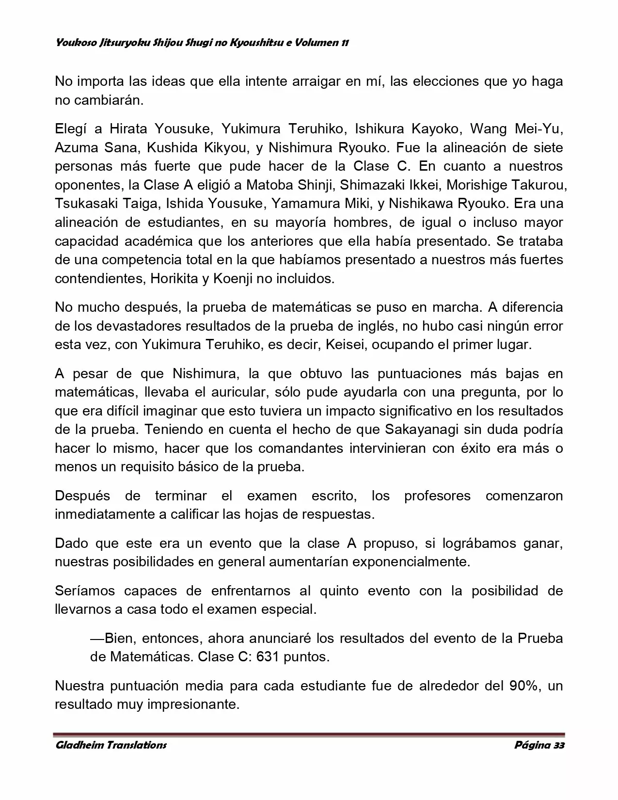 Página 33 del Manga