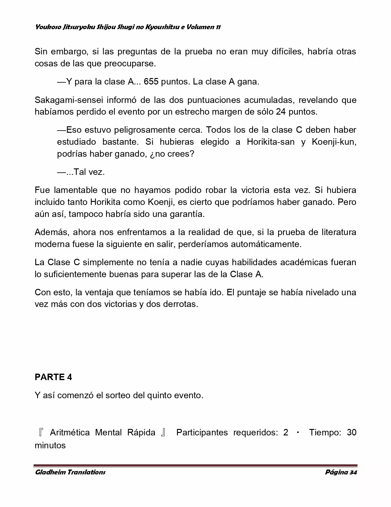 Página 34 del Manga