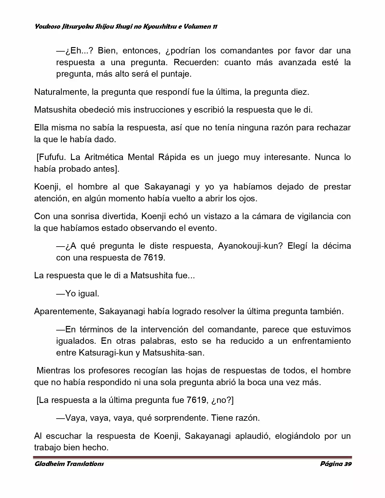 Página 39 del Manga
