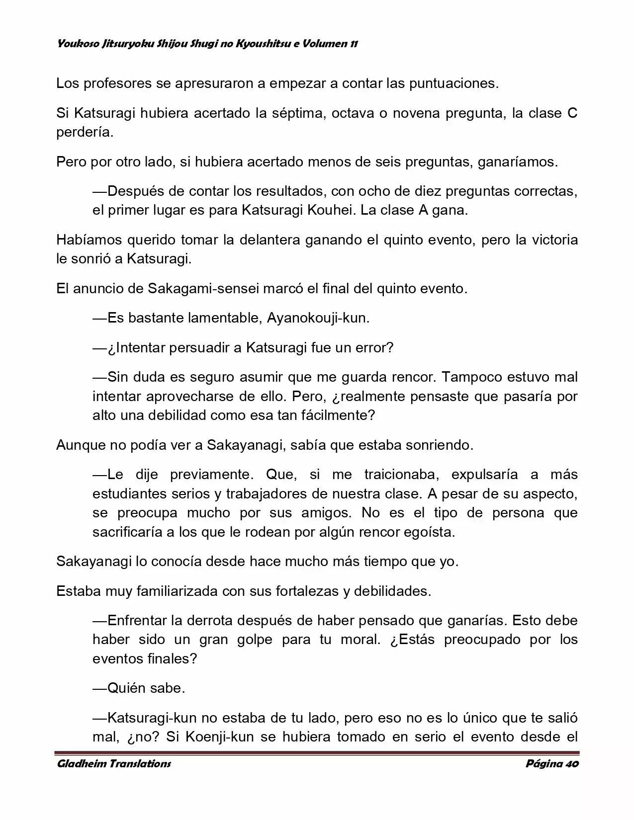 Página 40 del Manga