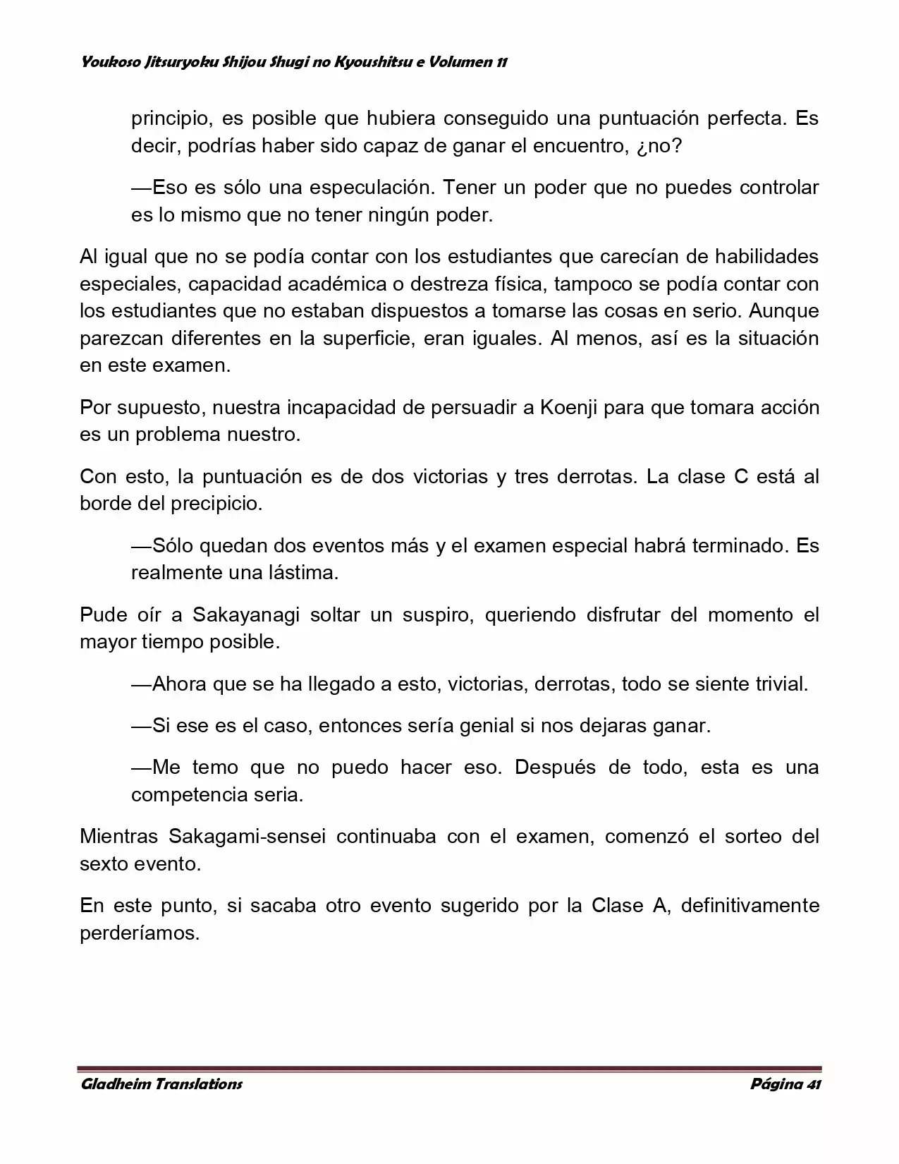 Página 41 del Manga
