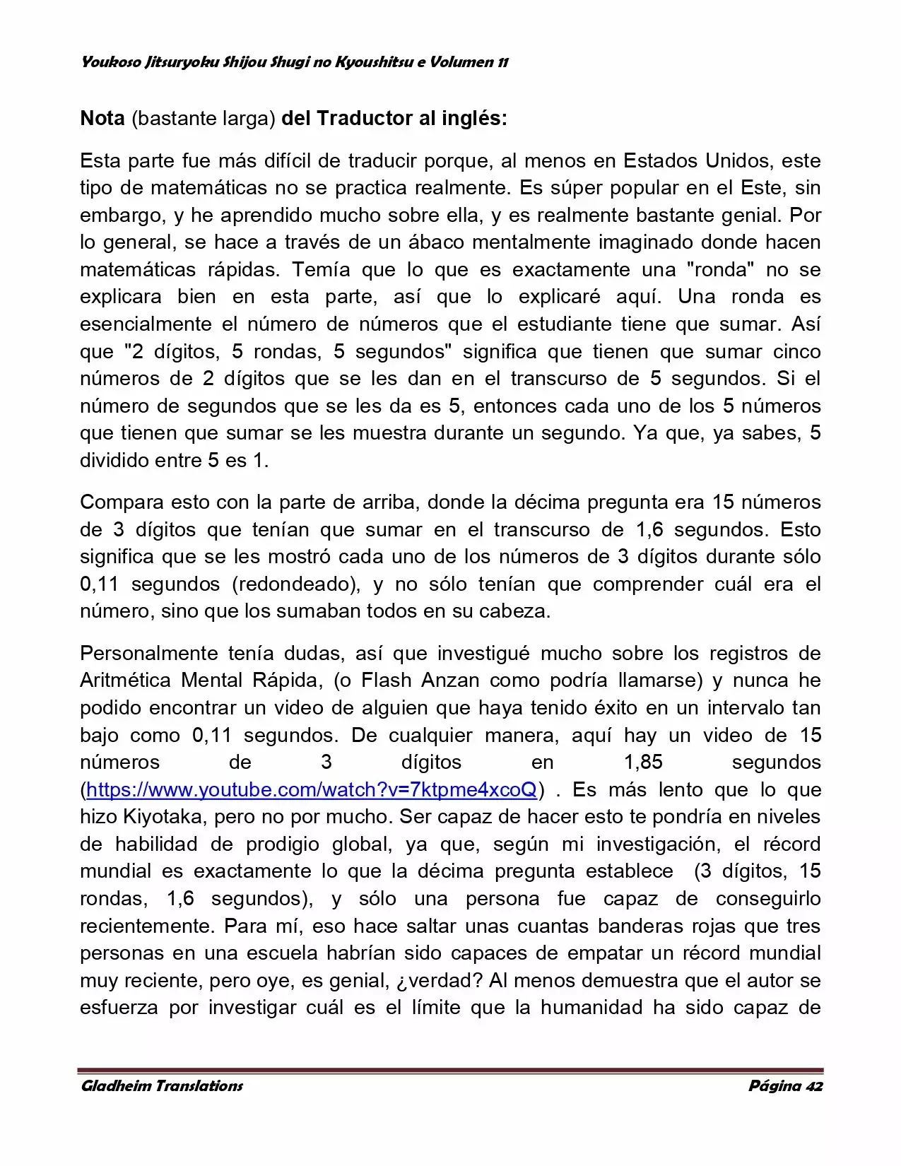 Página 42 del Manga