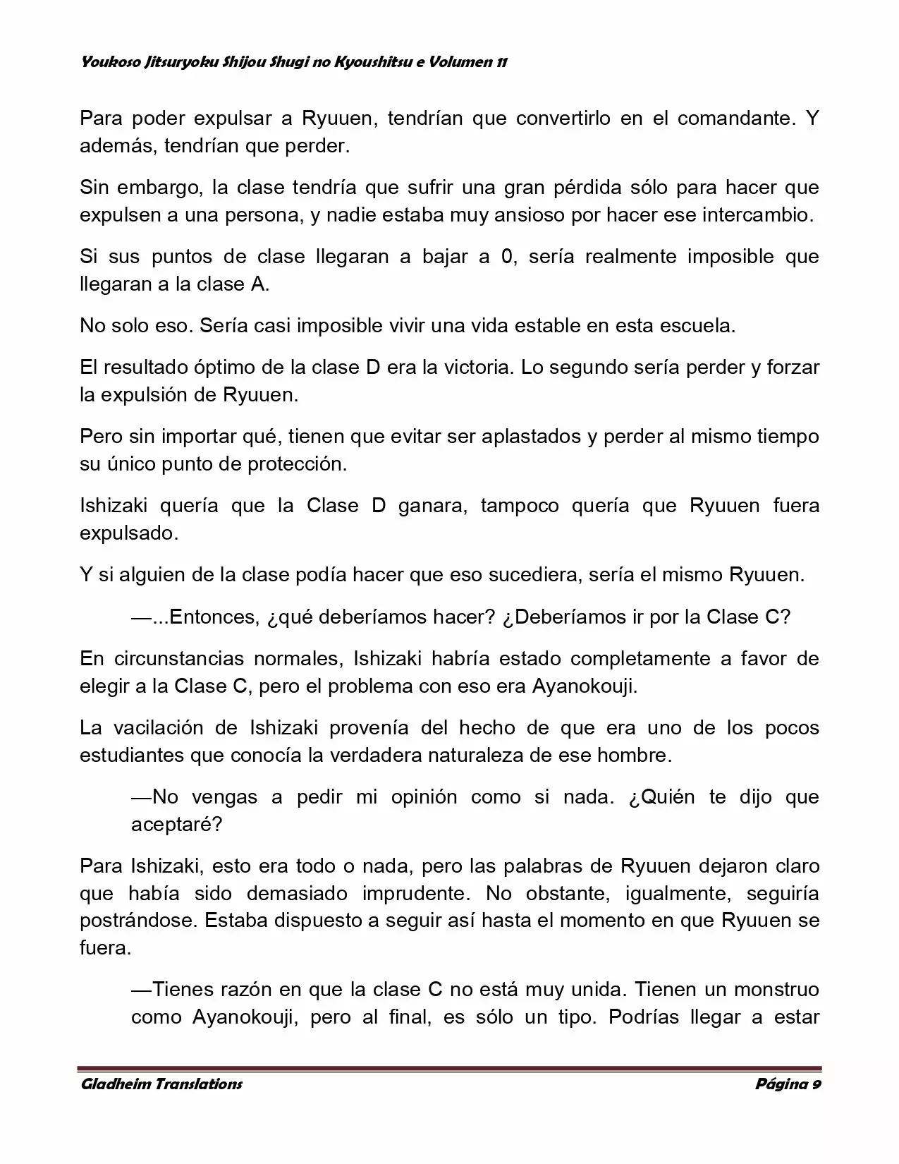 Página 9 del Manga