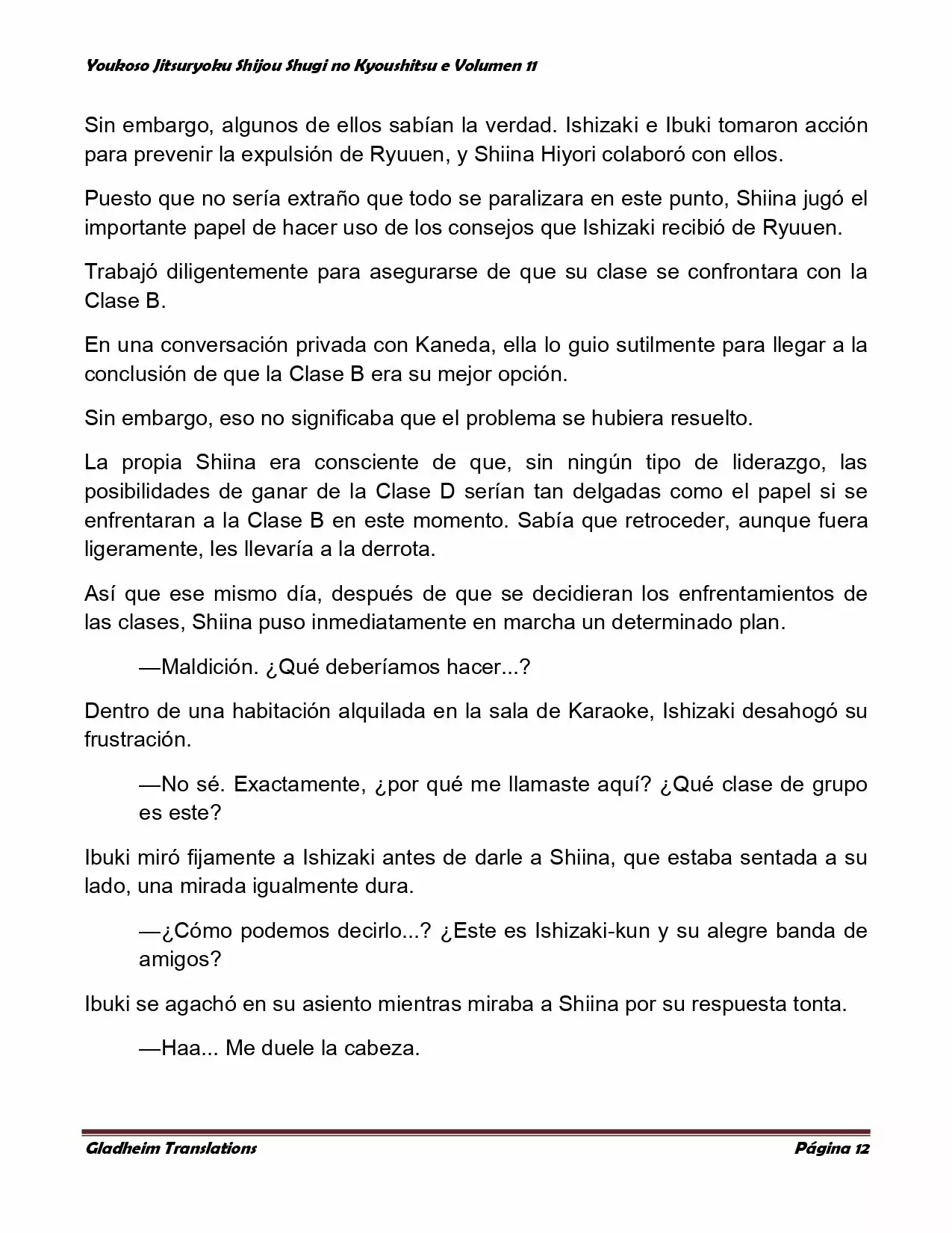 Página 12 del Manga