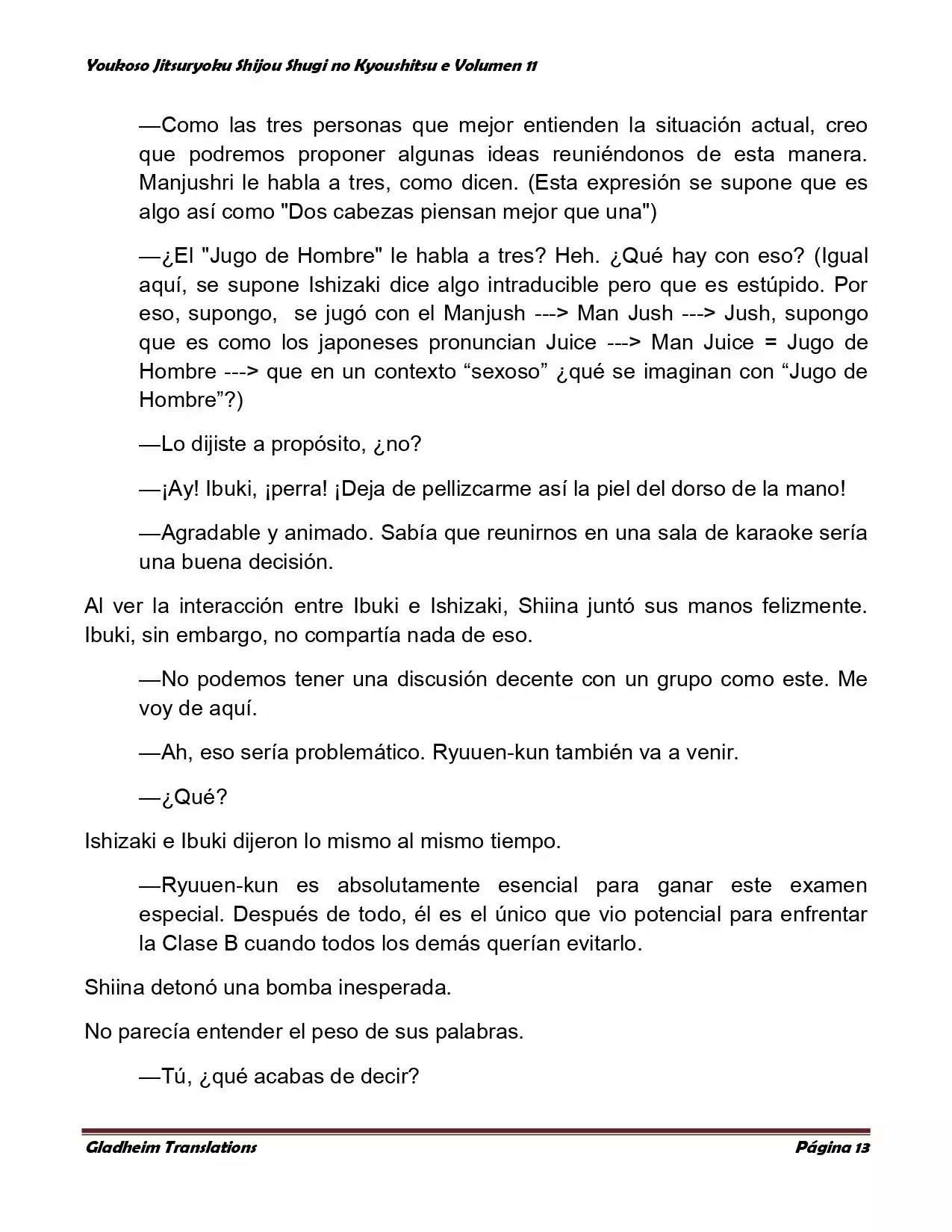 Página 13 del Manga